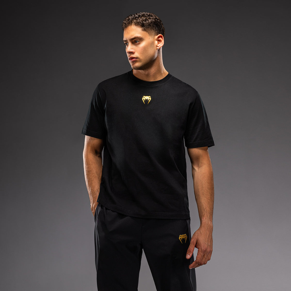 Venum Essential Cotton T-shirt - Black/Gold