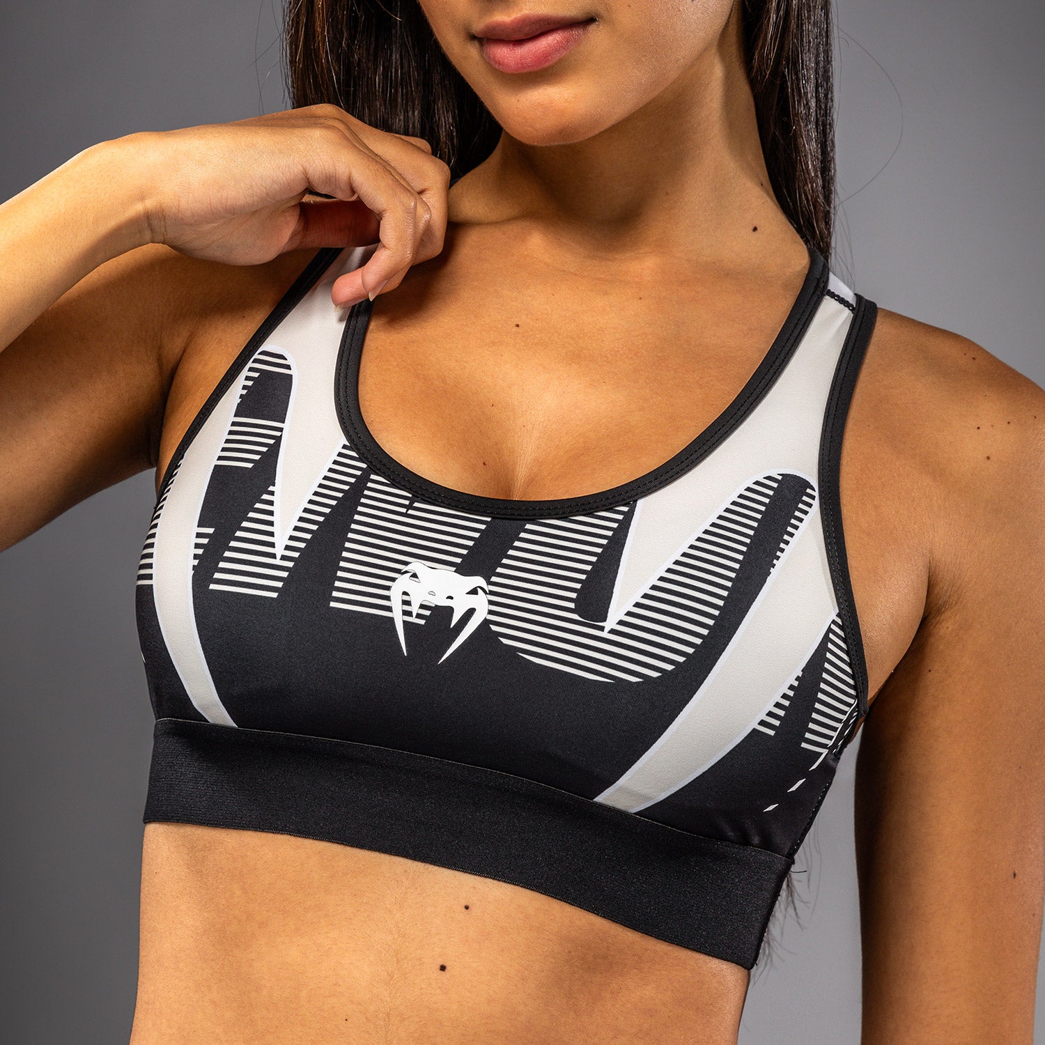 Venum Adrenaline Women's Sports Bra - Black/ Ivory  product-type_Sports bras Venum
