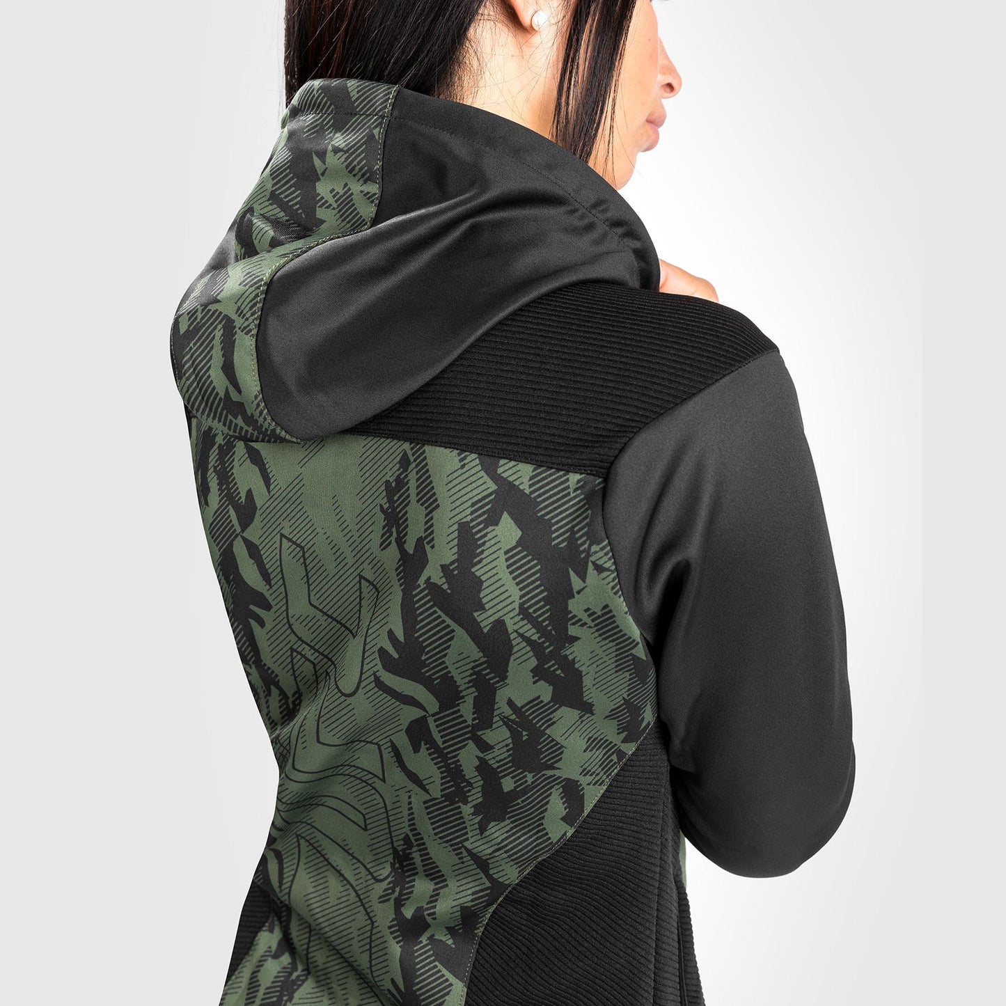 UFC Venum Authentic Fight Week Women's Zip Hoodie - Khaki