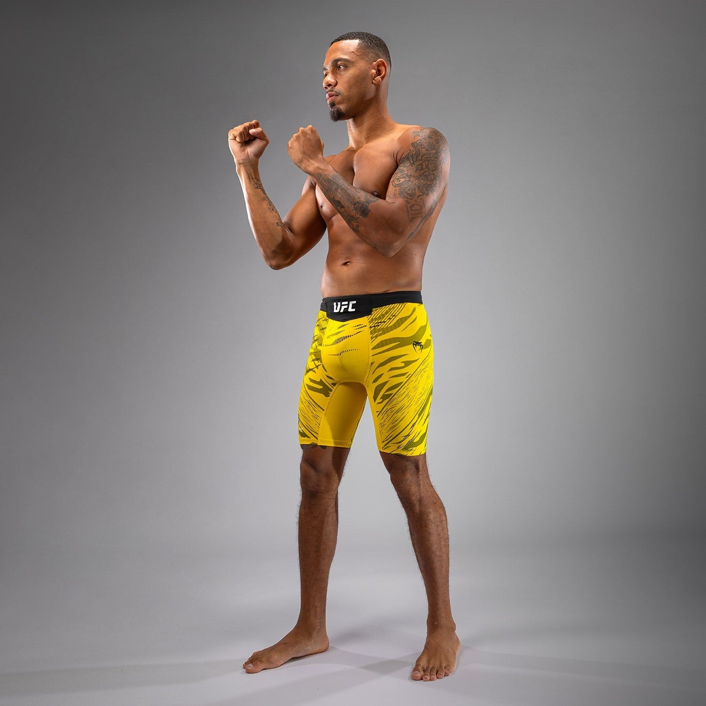 UFC Fusion by Venum Personalized Authentic Fight Night Men’s Vale Tudo Short - Yellow