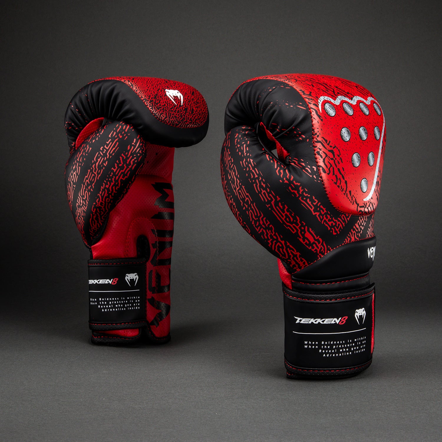 Venum x TEKKEN 8 Boxing Gloves - Kazuya - Red/Black - Venum