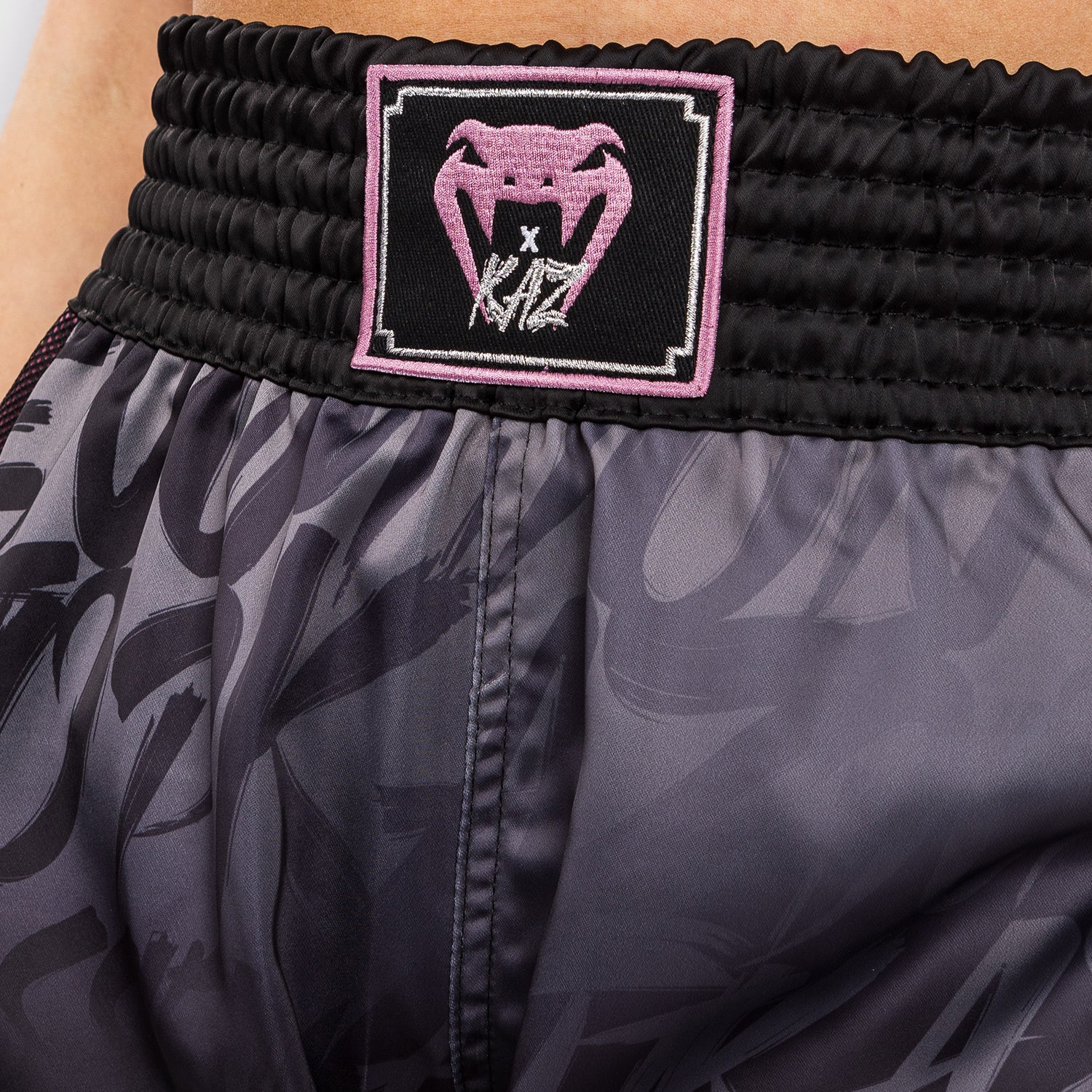 Venum x Kaz Muay Thai Shorts - Black - Venum