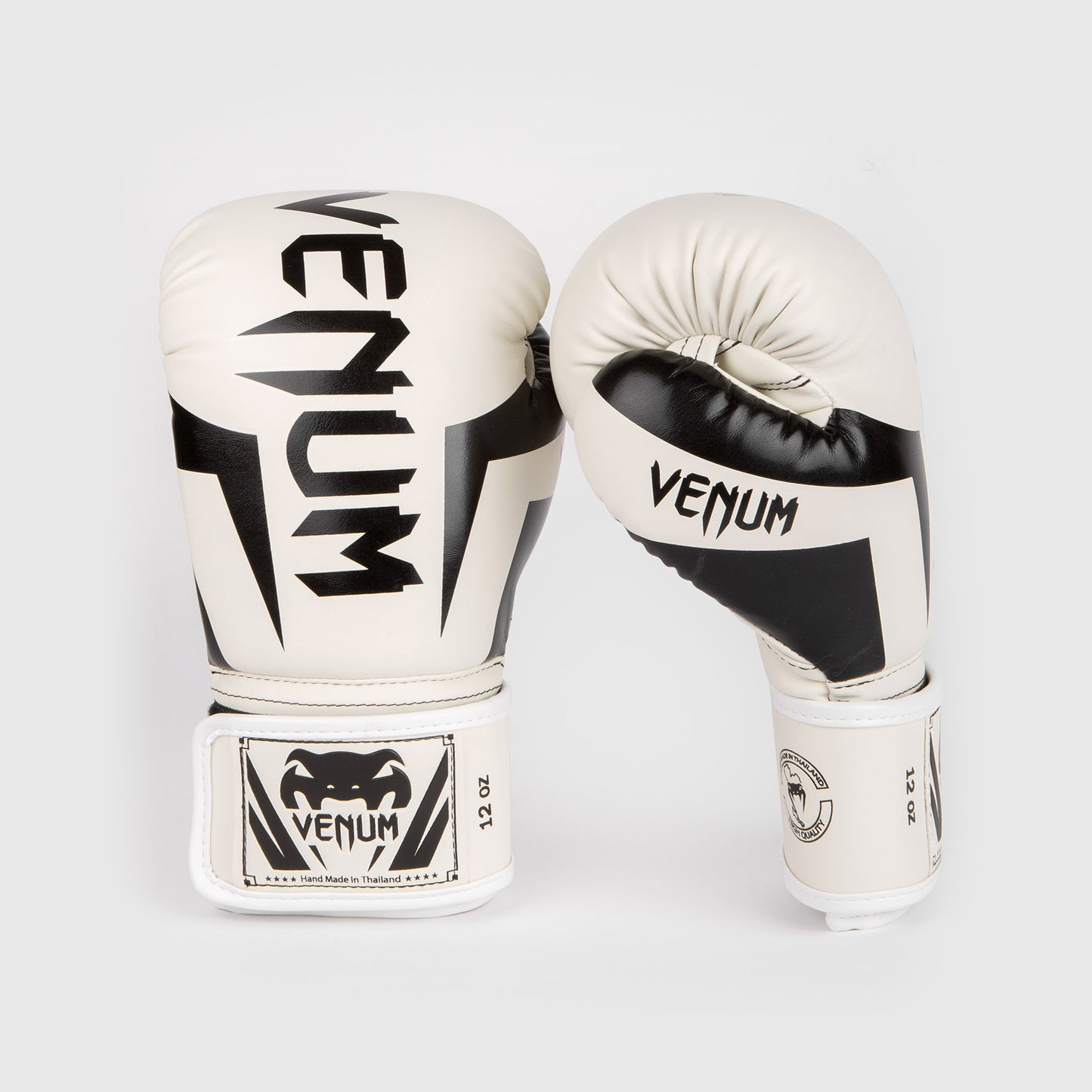 Venum Elite Boxing Gloves - White/Black