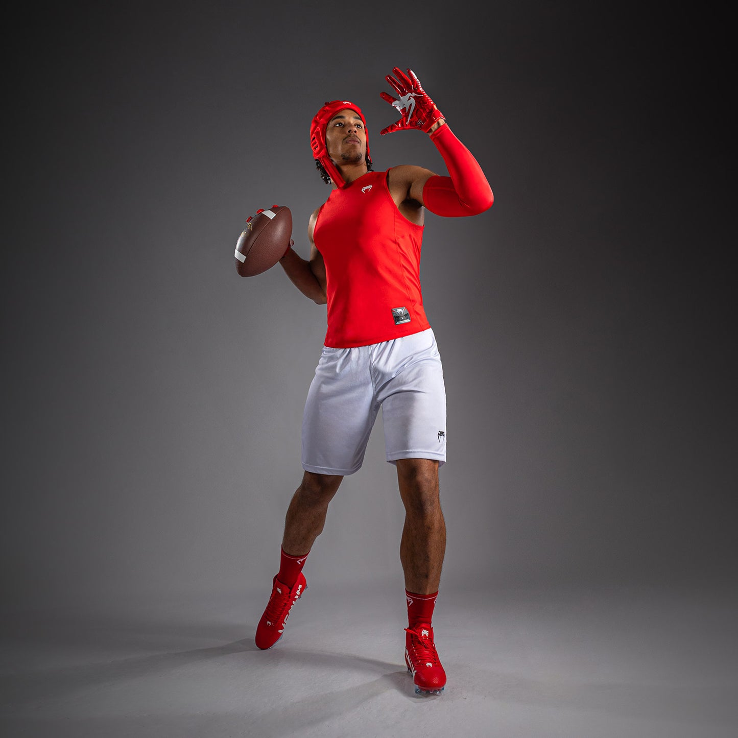 Venum Elite Football Sleeveless Compression Jersey - Red