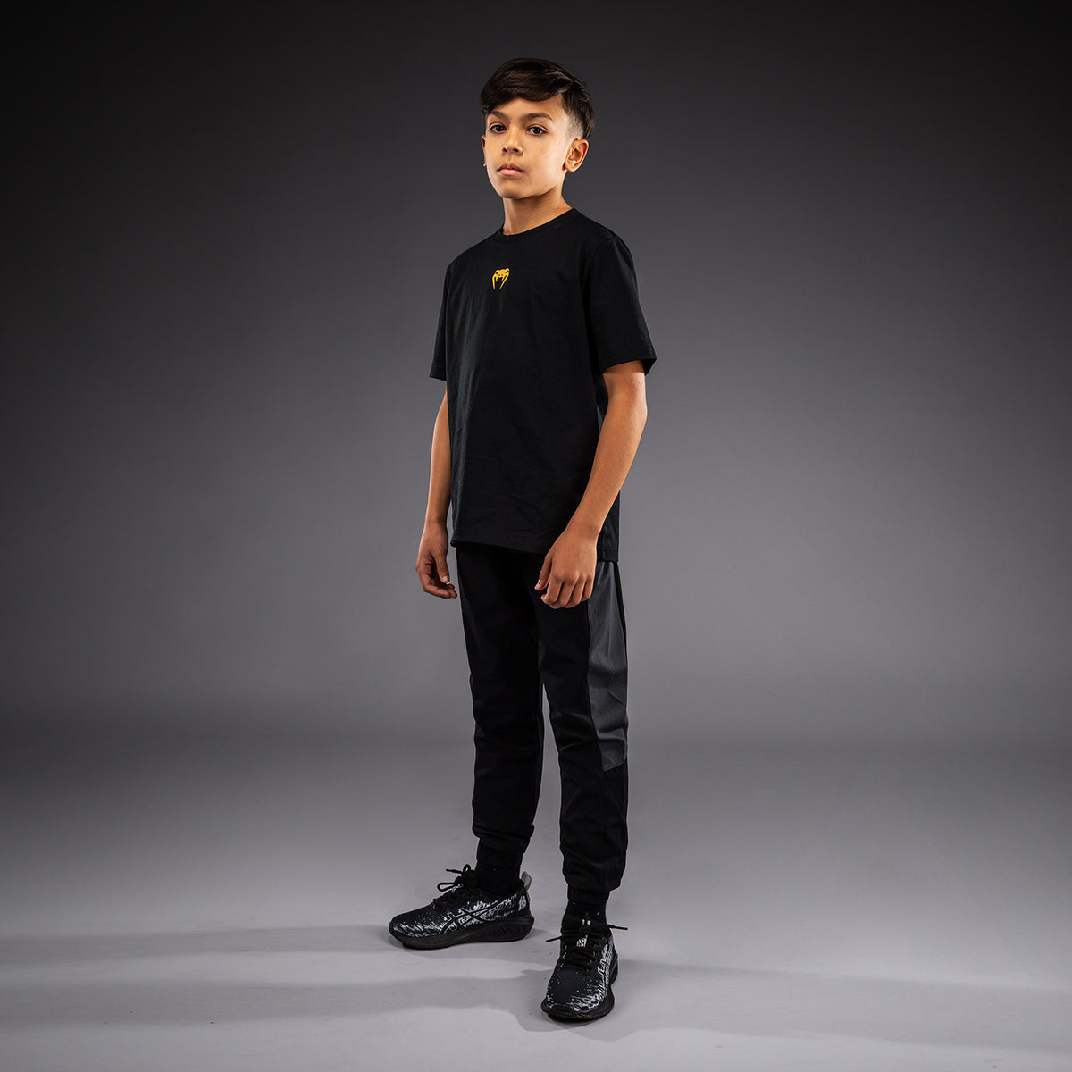 Venum Essential Kids Cotton T-shirt - Black/Gold