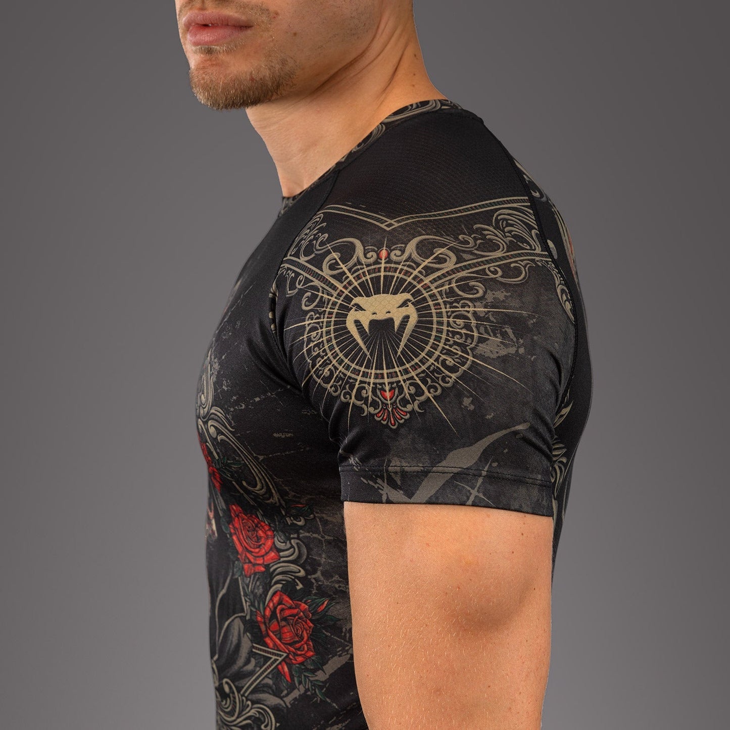 Gladiator 5.0 Men’s Fight Shorts - Black/Silver