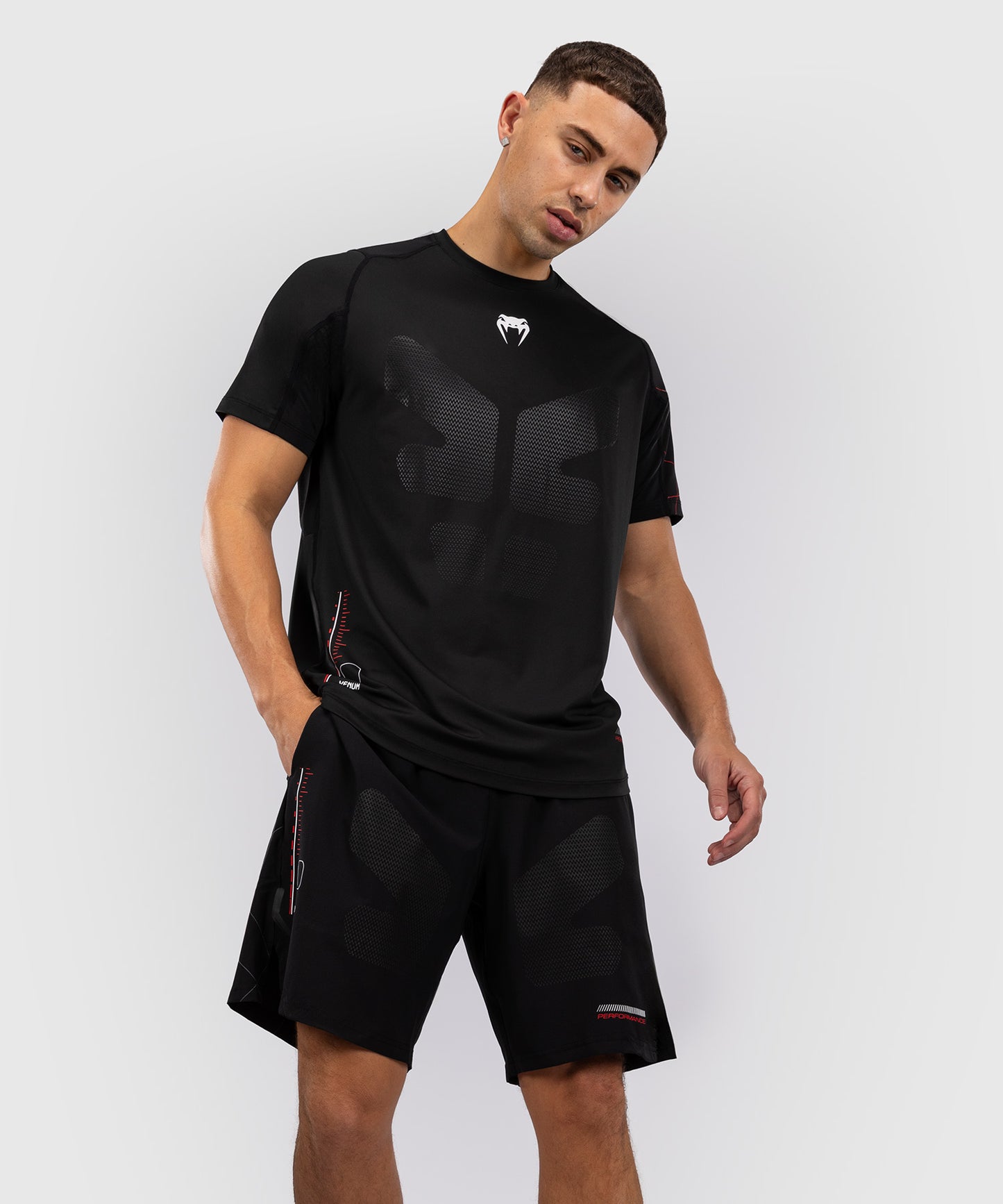 Venum Tactical XT Men's Dry Tech - Black/Fire Red