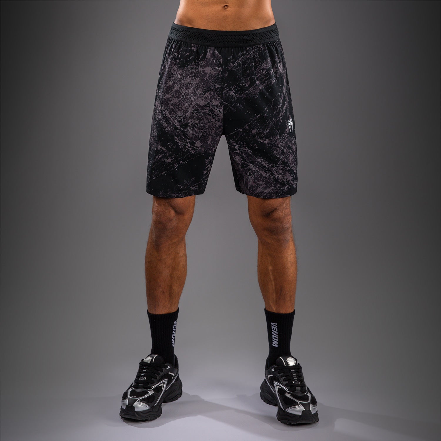 Venum Rage & Workout Training Shorts - Black/Grey  product-type_Training shorts Venum