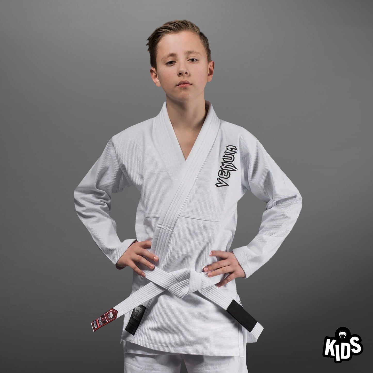 Venum Contender Kids BJJ Gi (Free white belt included) - White