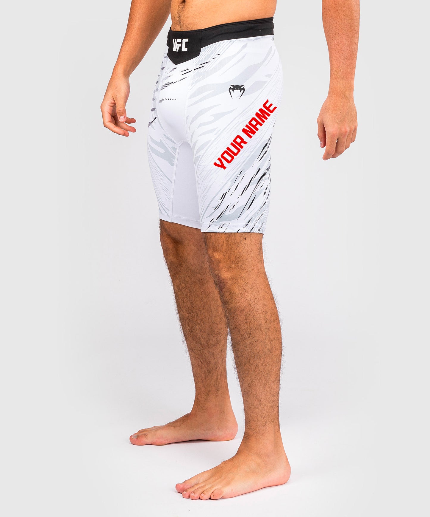 UFC Fusion by Venum Personalized Authentic Fight Night Men’s Vale Tudo Short - White