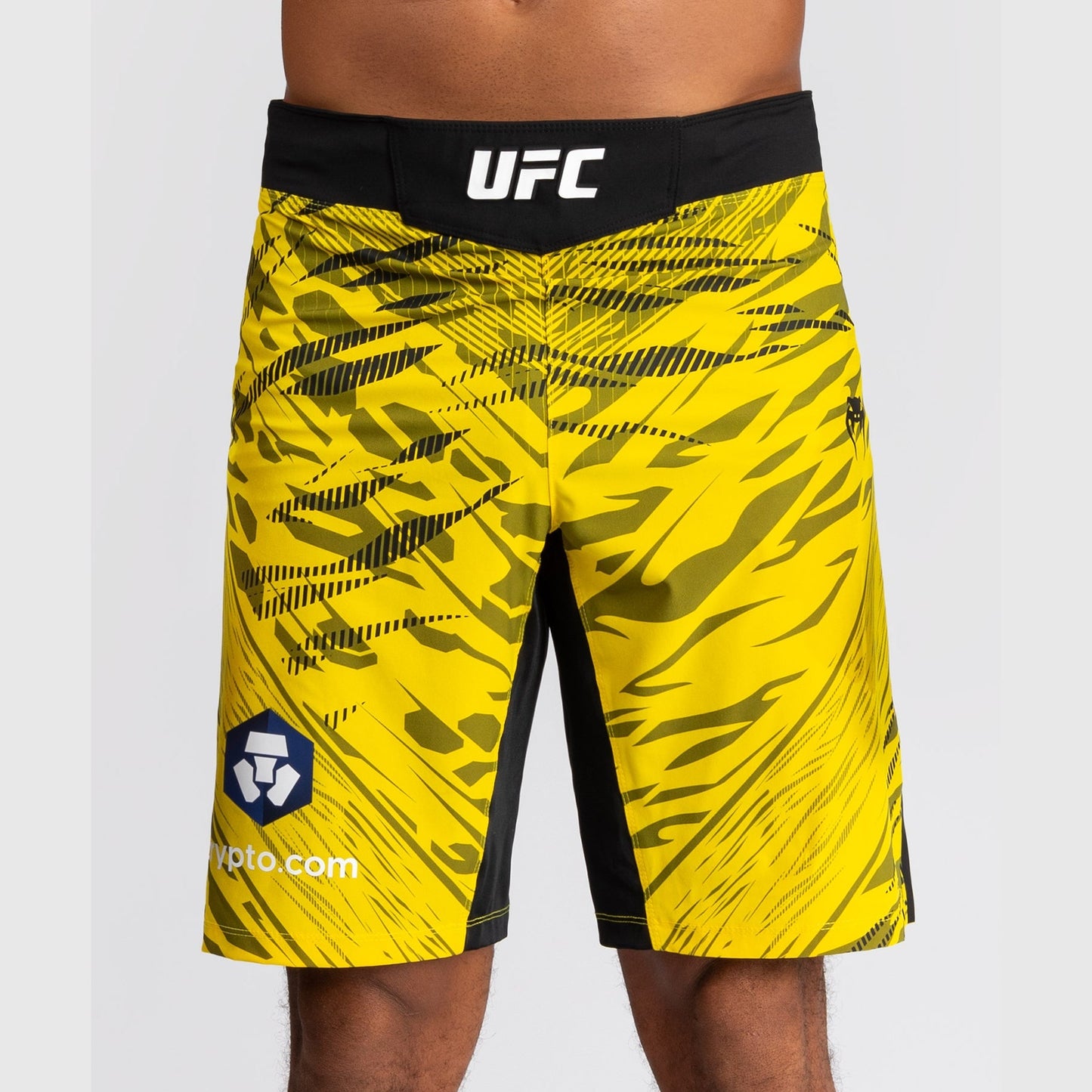 UFC Fusion by Venum Personalized Authentic Fight Night Men's Fight Short - Long Fit - Yellow