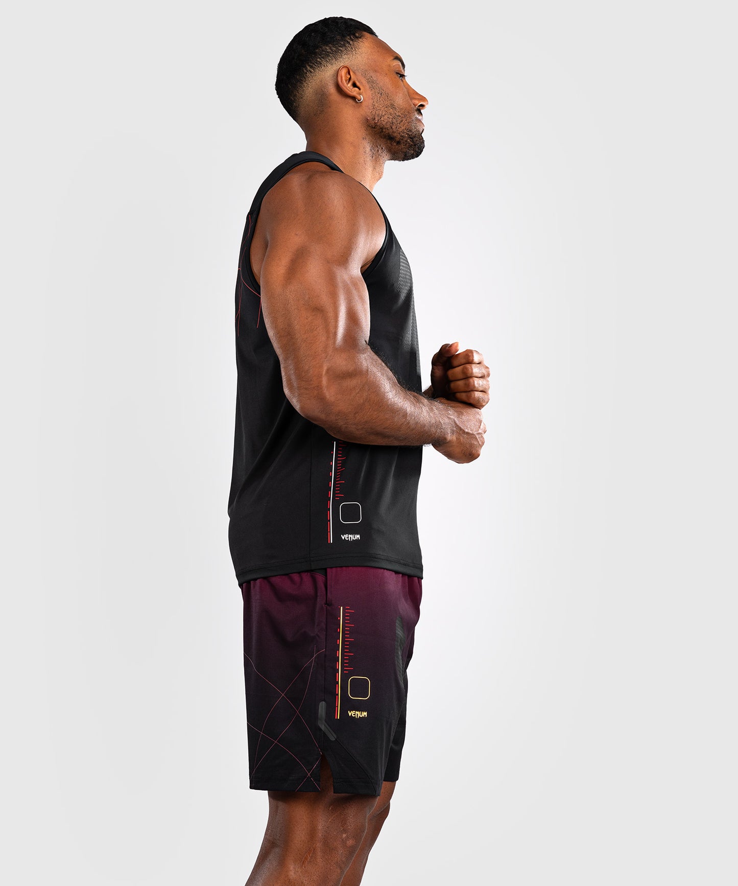 Venum Tactical XT Men's Dry-Tech Tank Top - Black/Fire Red