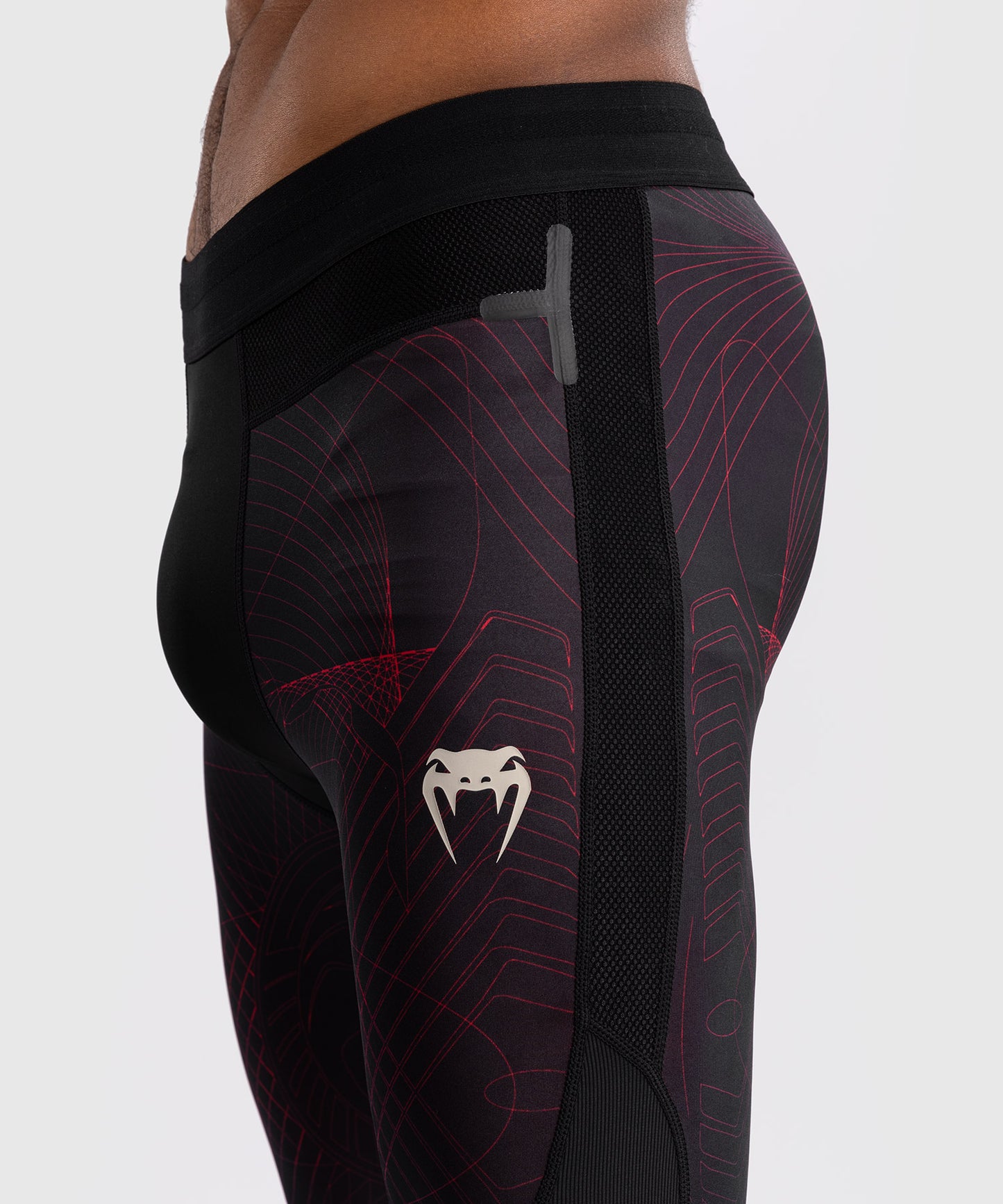 Venum G-Fit Air Men's Spats - Deep Black/Fire Red