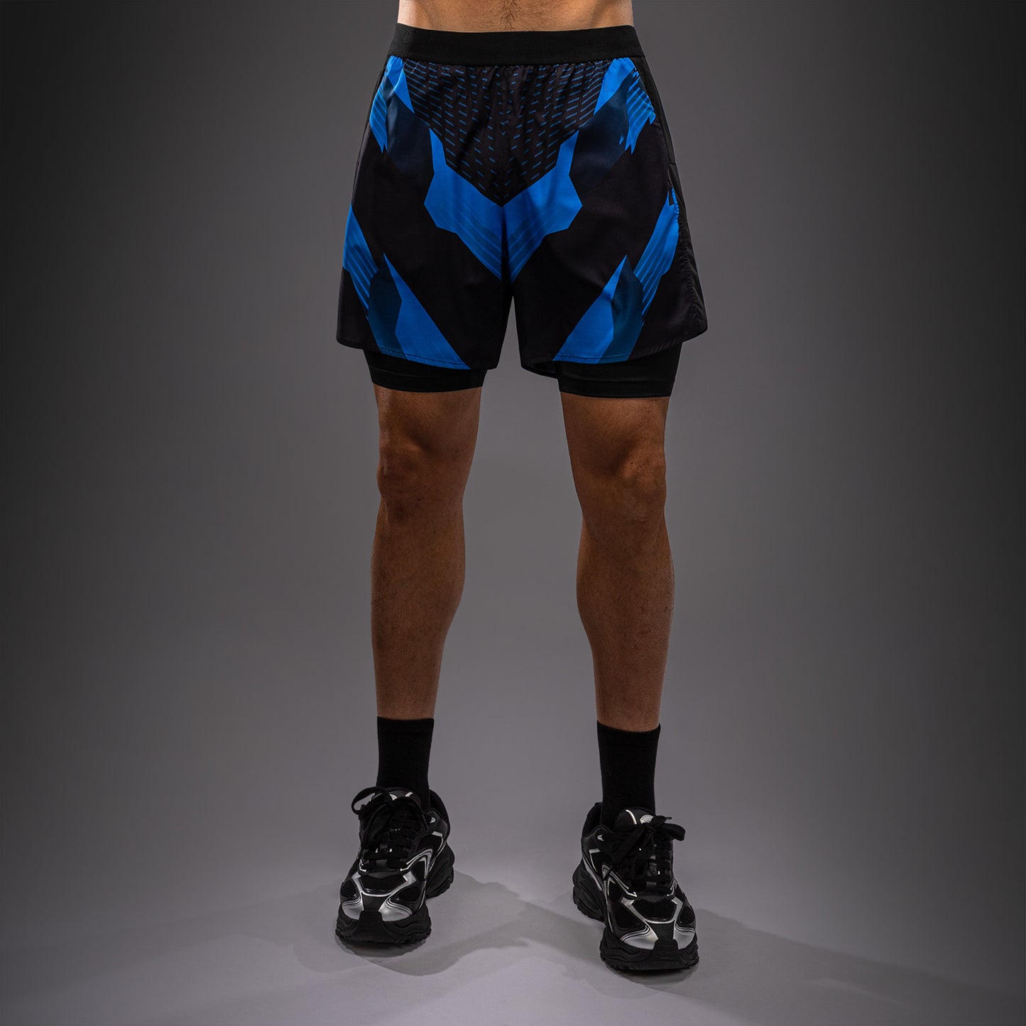 Venum No-Gi 6.0 Training Shorts - Black/Blue  product-type_Training shorts Venum