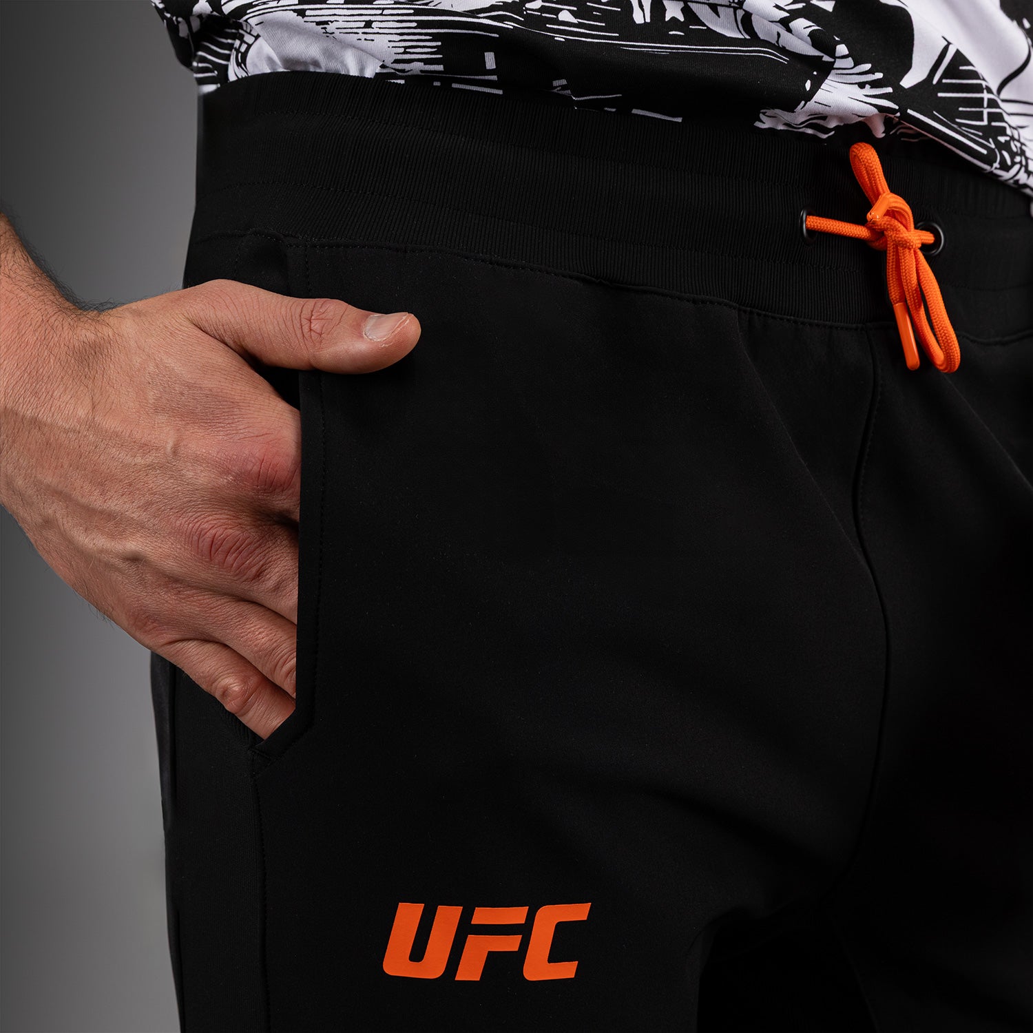 Men's UFC Zenith by Venum Black Authentic Fight Week Pant - Venum
