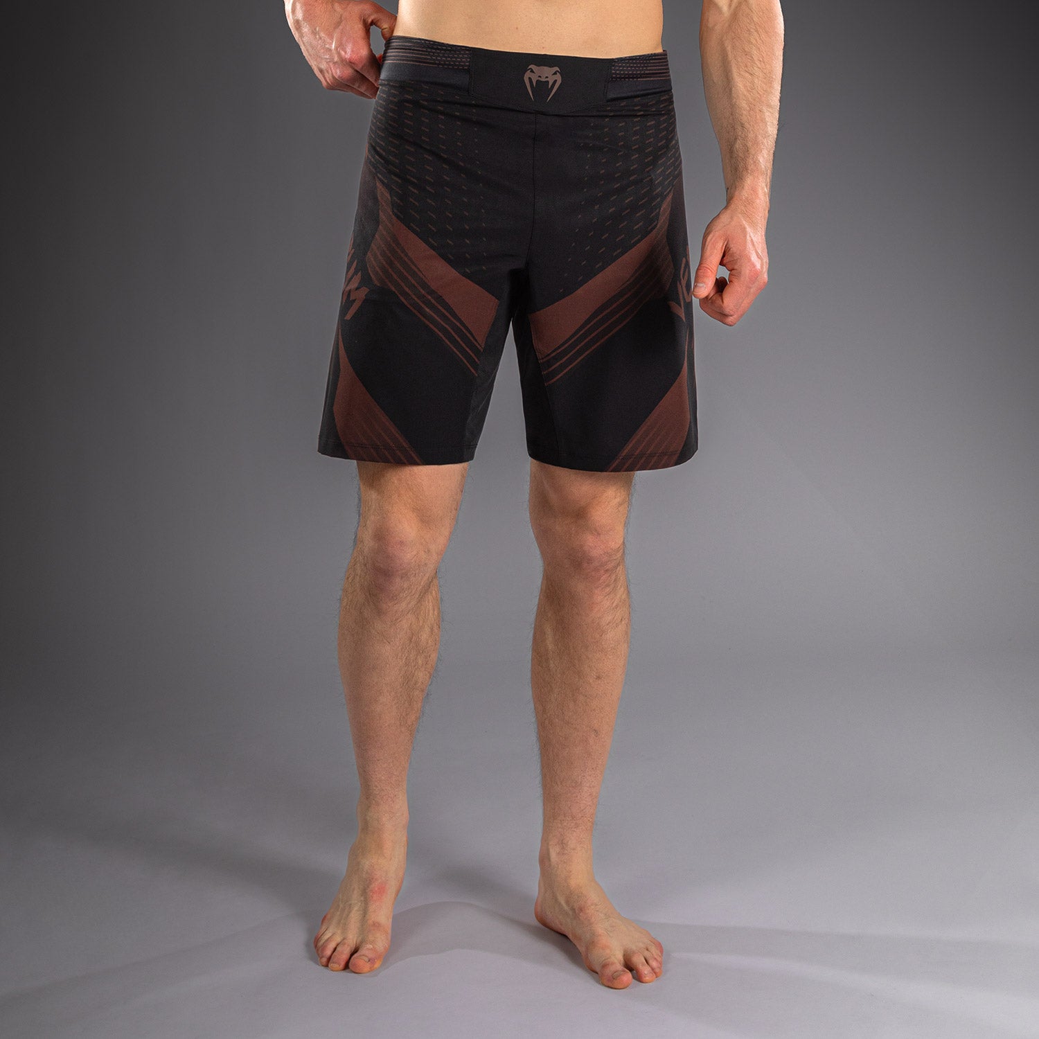 Venum No-Gi 6.0 Fight Shorts - Black/Brown  product-type_MMA Shorts Venum