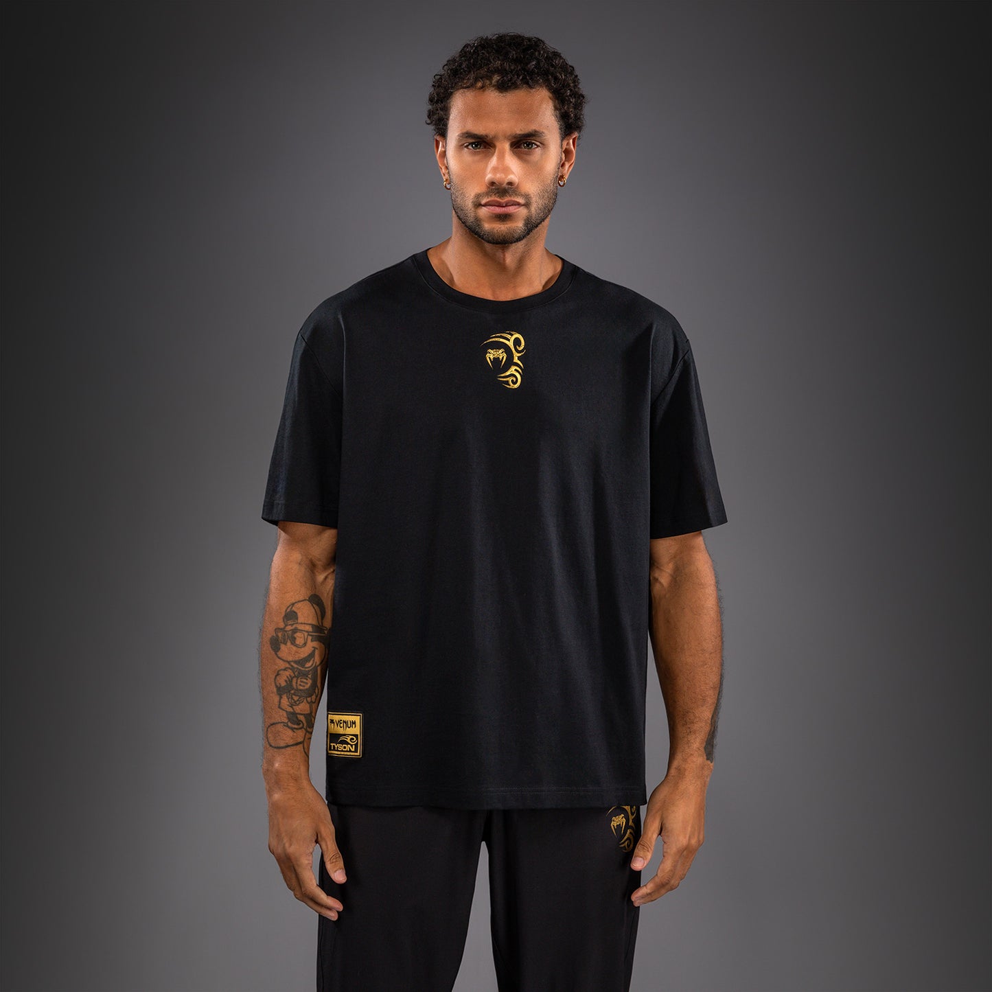Venum x Mike Tyson Tiger T-Shirt - Black/Gold