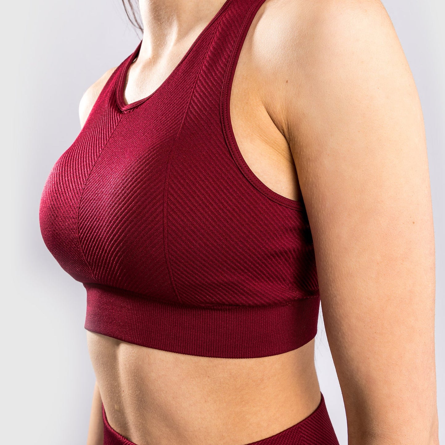 Venum Sparring Seamless Sports Bra - For Women - Burgundy