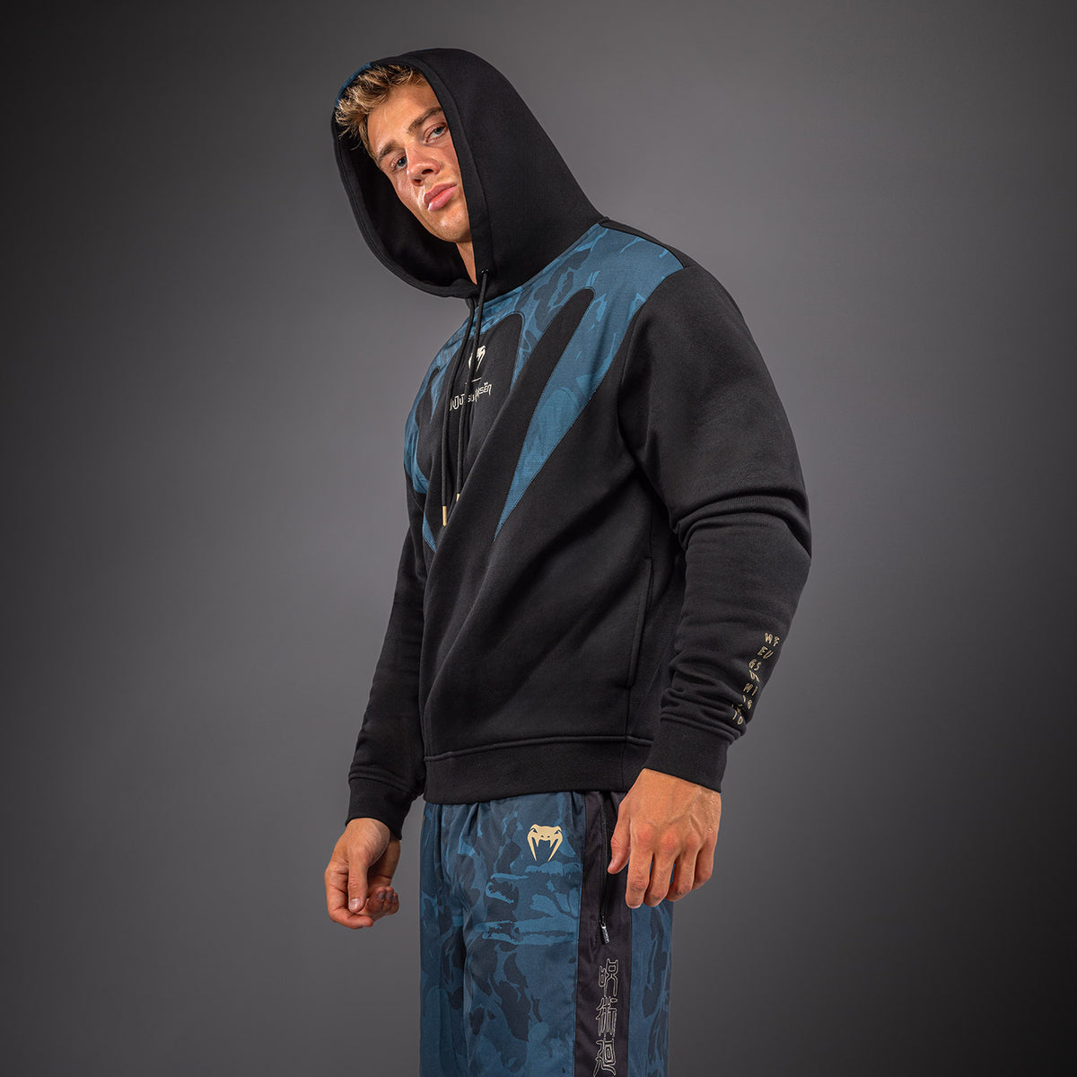 Jujutsu Kaisen x Venum Fushiguro Hoodie - Ocean Blue  product-type_Sweatshirts Venum