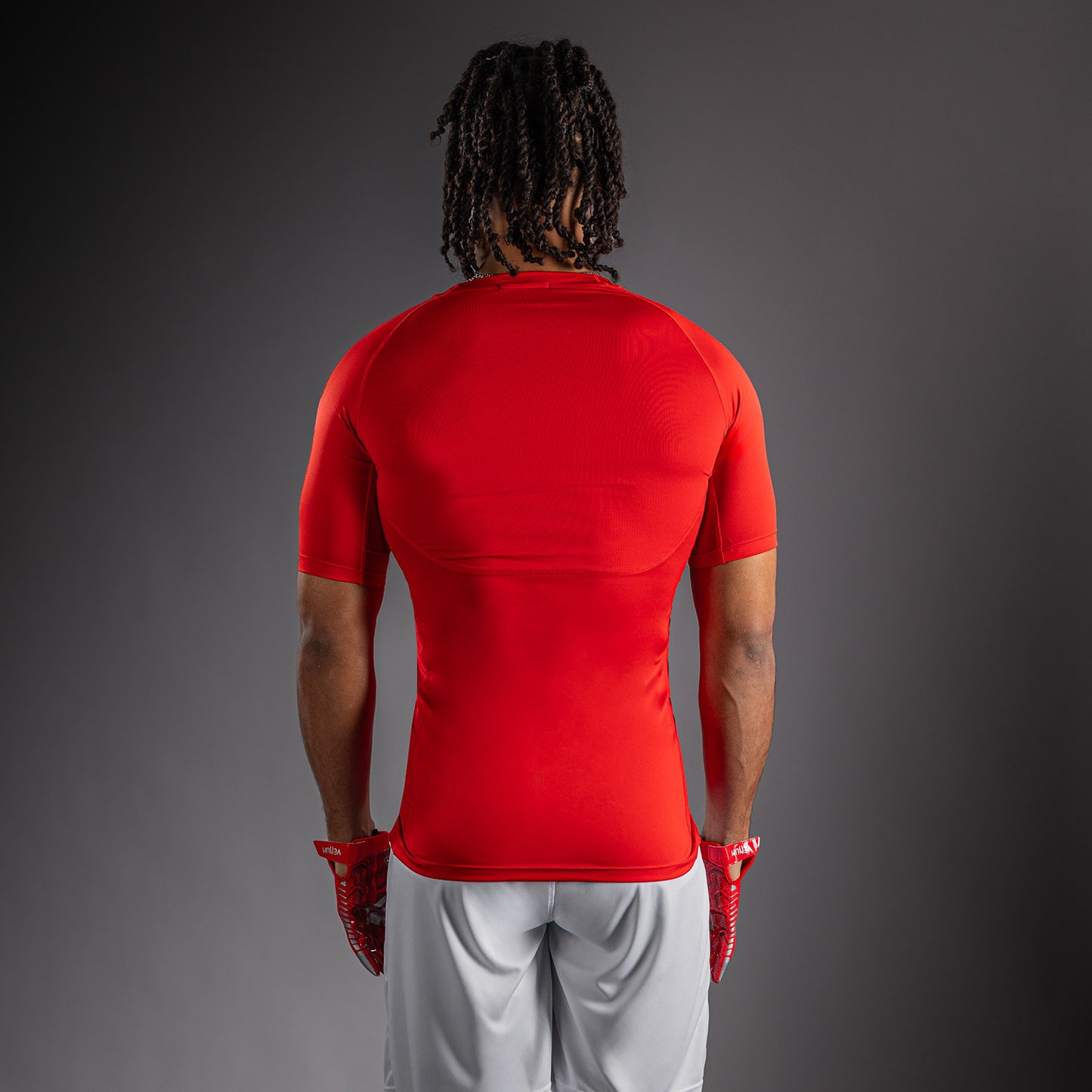 Venum Lineup Half Sleeve Compression Shirt - Red/White