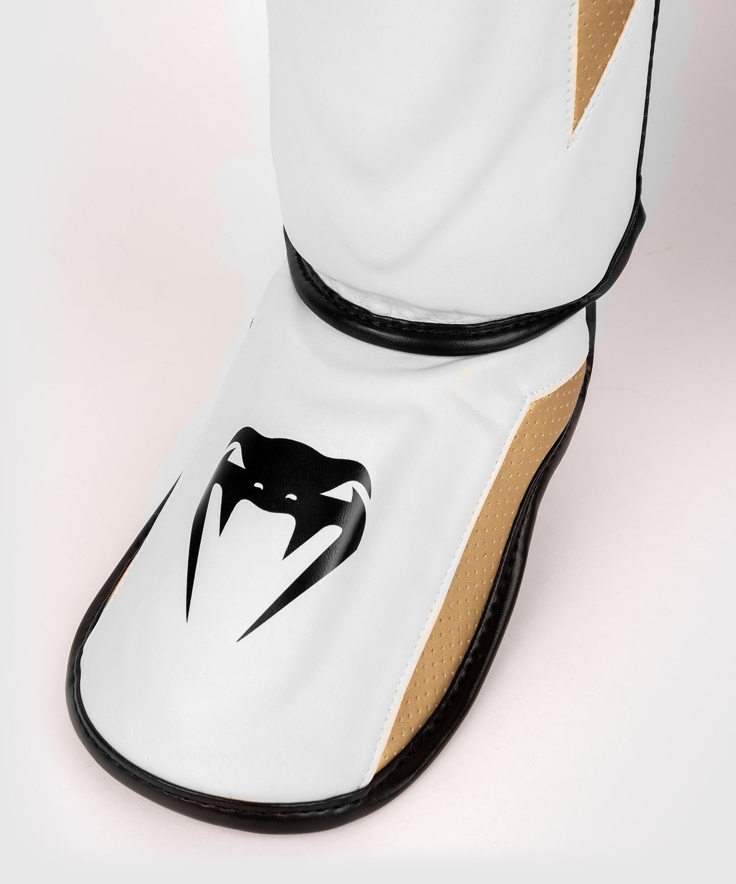 Venum Elite Evo Shinguards - White/Gold