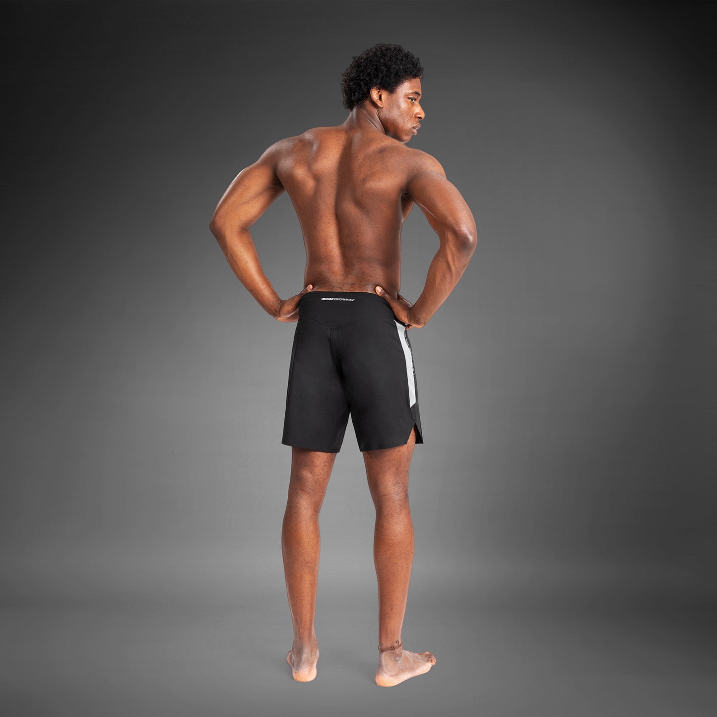 Venum Tempest Men's Fight Shorts - Black/Grey