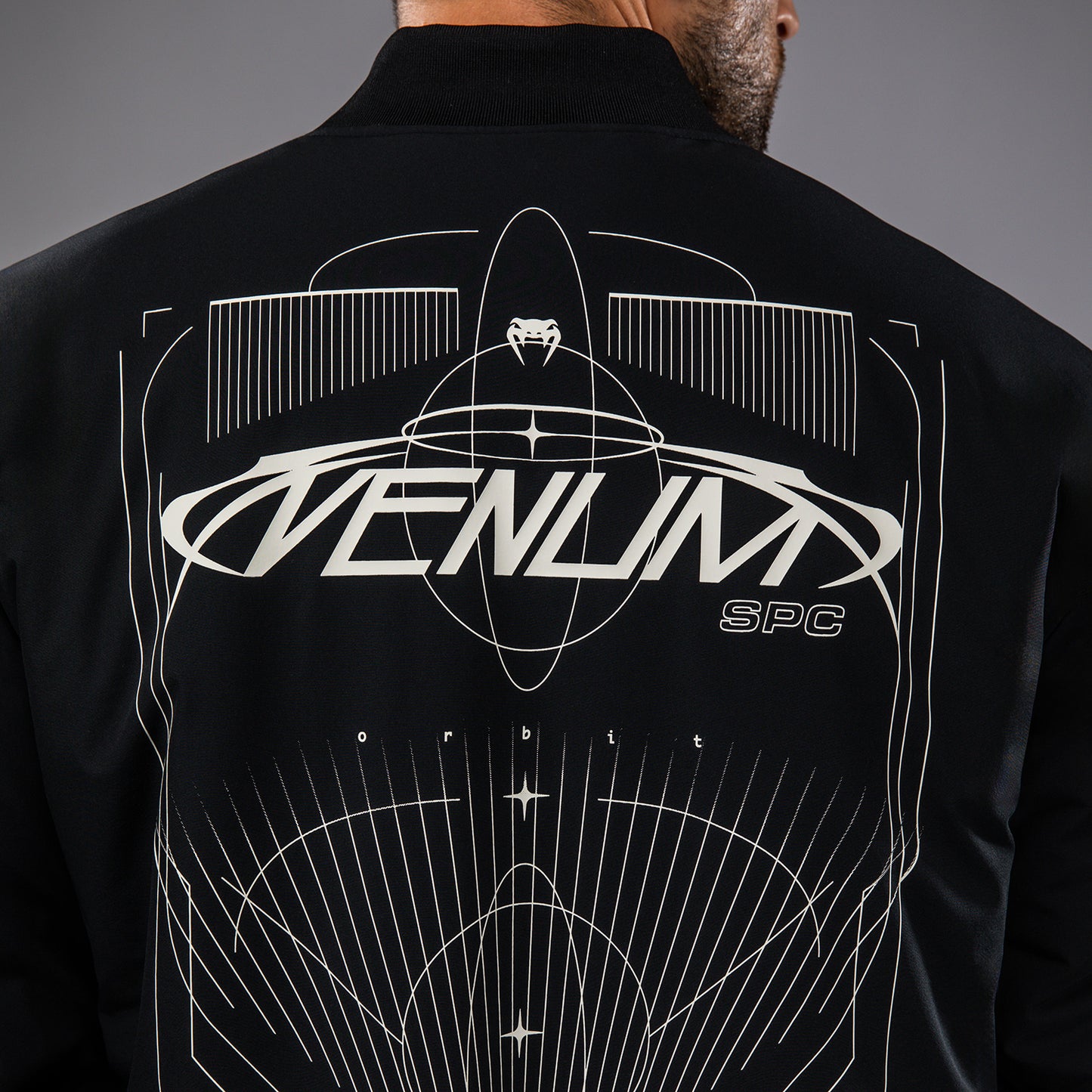 Venum Eclipse Bomber Jacket - Black/Ivory