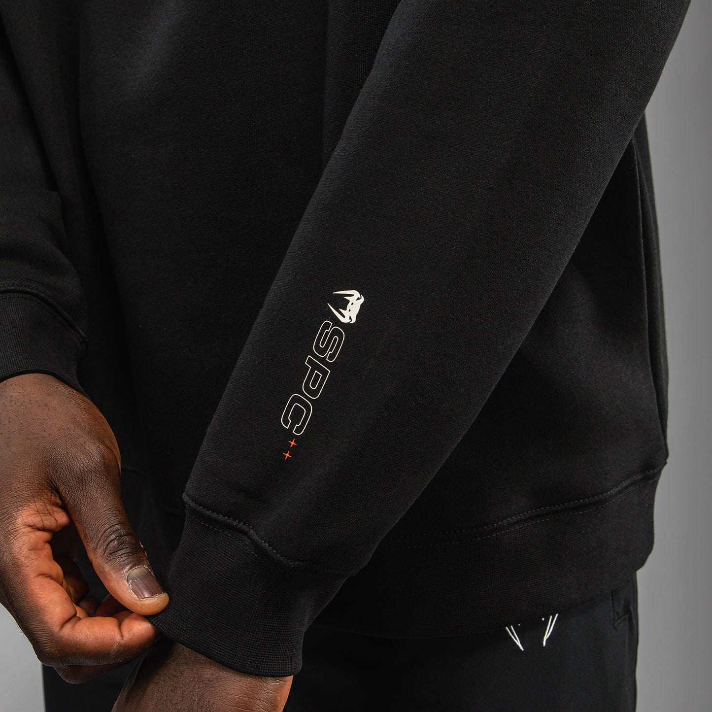 Venum Eclipse Half-Zip Sweatshirt - Black/Ivory