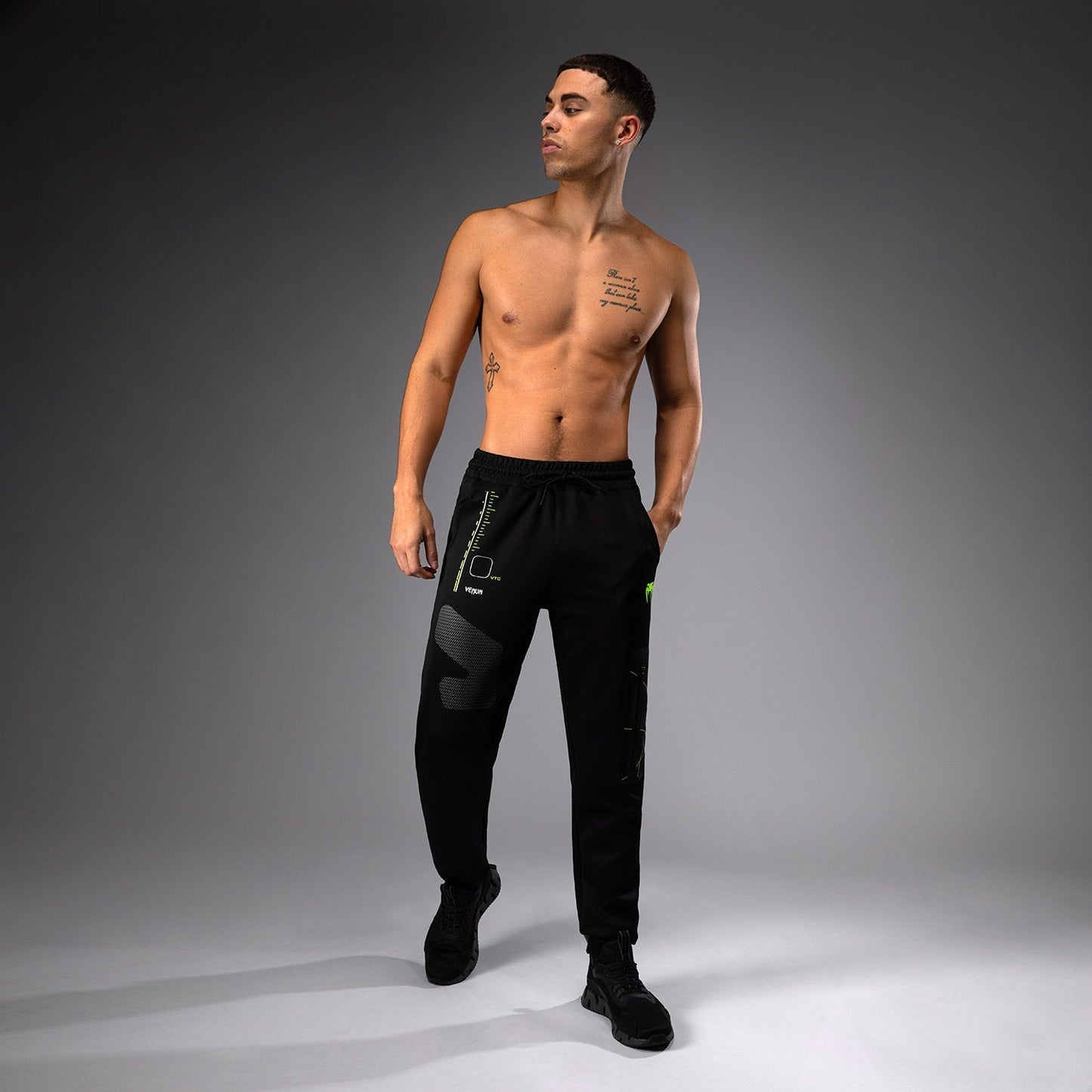 Venum Training Camp Jogger Black/Neon Green Venum