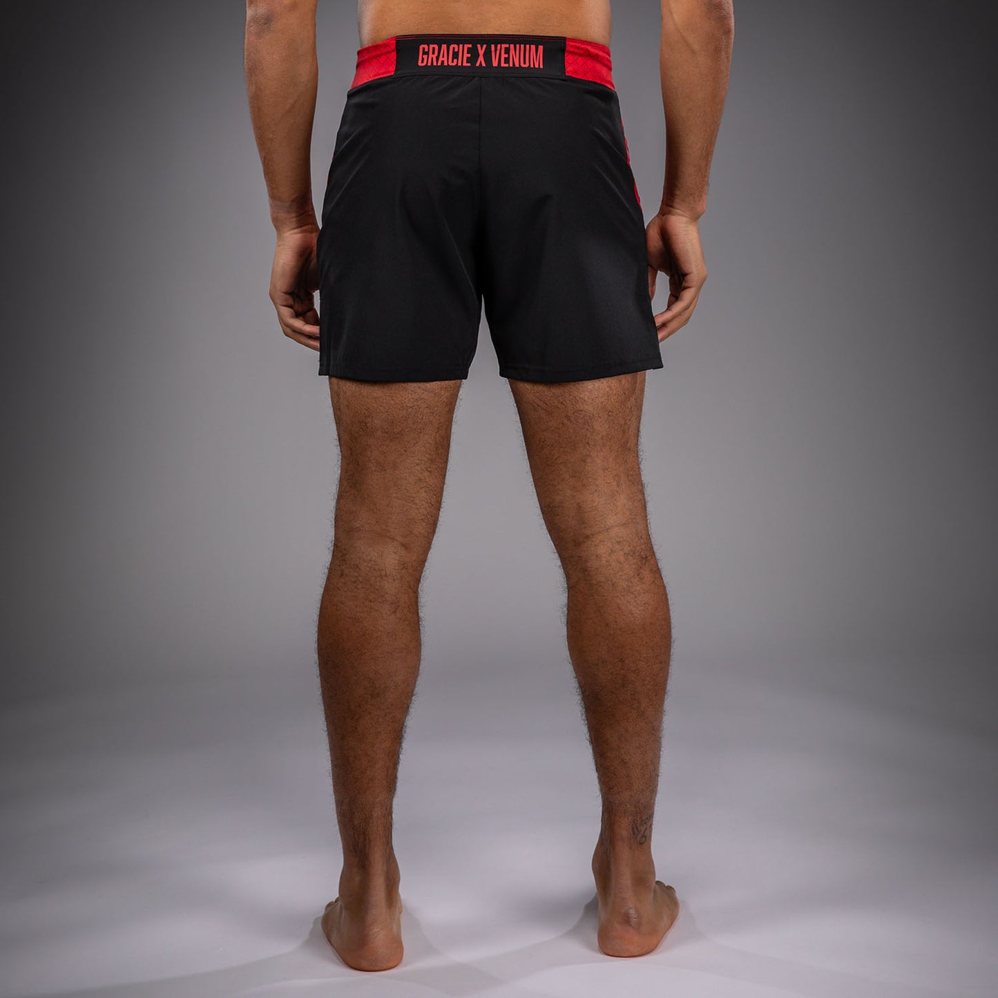 Venum x Roger Gracie Signature Fightshorts - Black/Red  product-type_MMA Shorts Venum