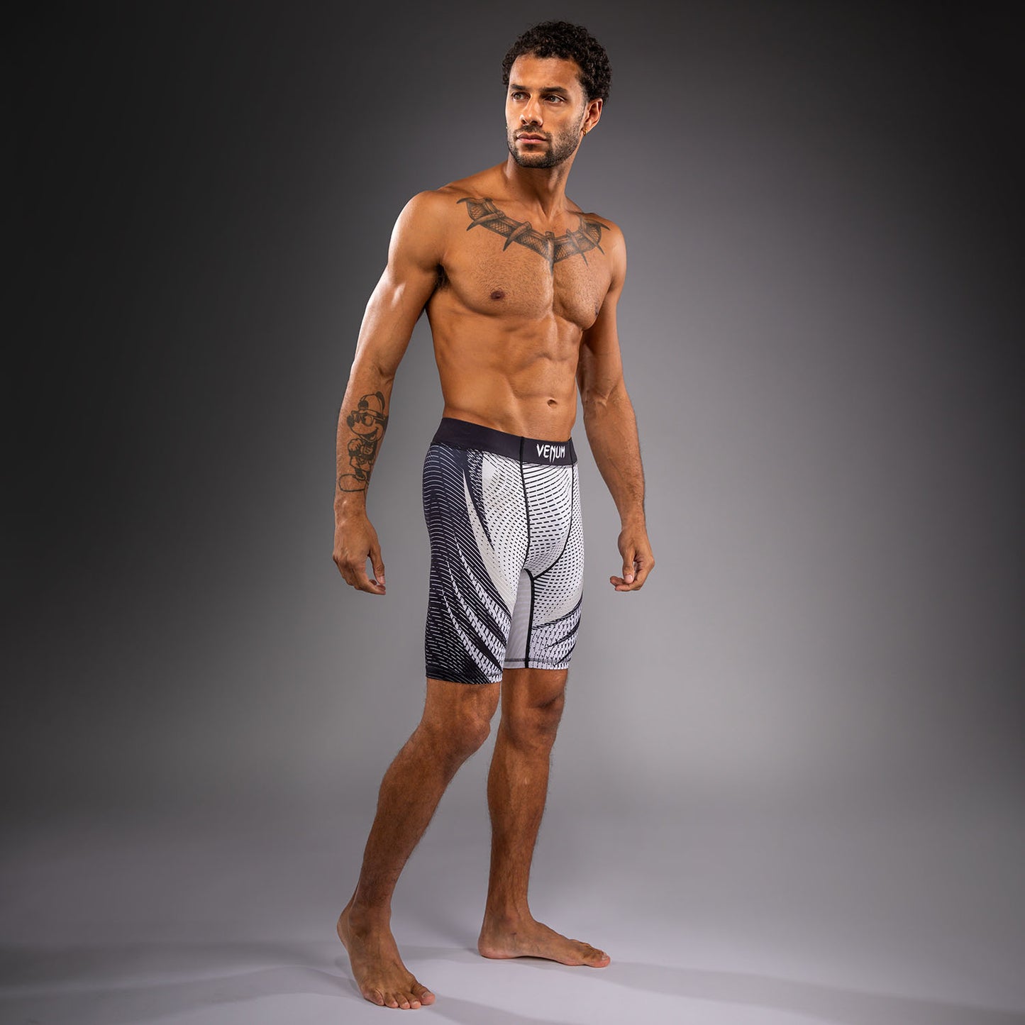 Venum Galactic 3.0 Vale Tudo Shorts - Off-White/Black  product-type_Compression shorts Venum