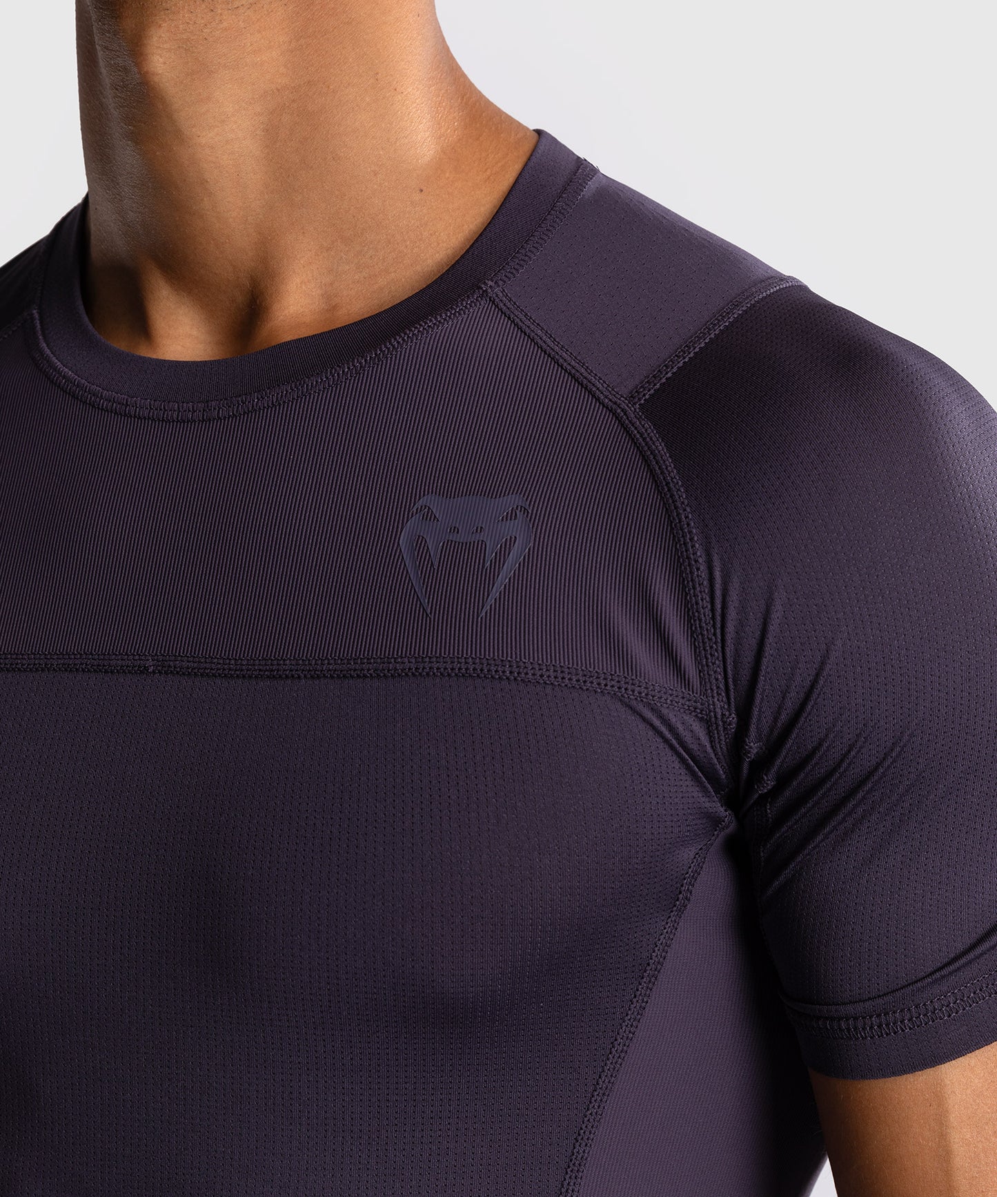 Venum G-Fit Air Men's Short Sleeve Rashguard - Deep Purple