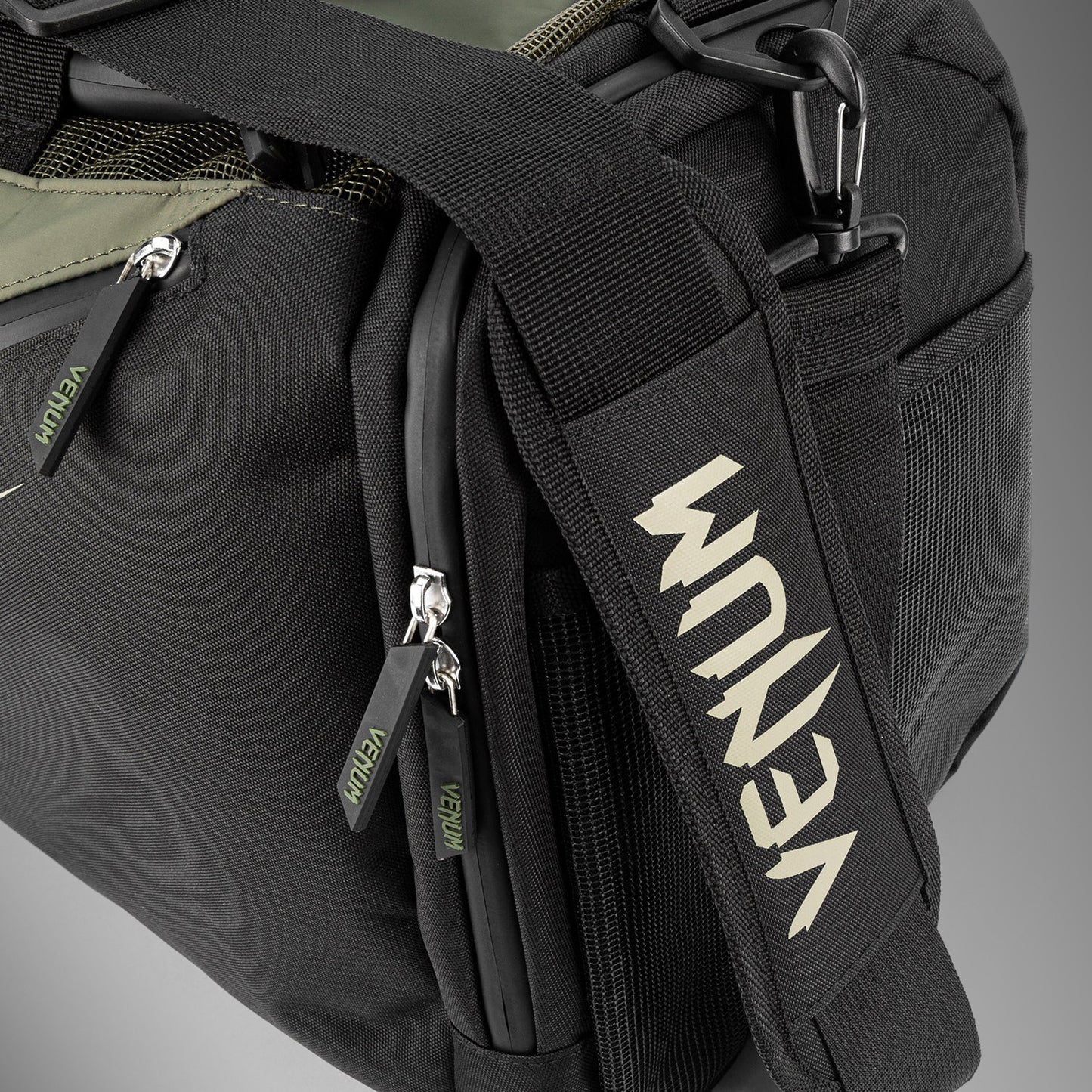 Venum Trainer Lite Evo Sports Bags - Khaki/Black