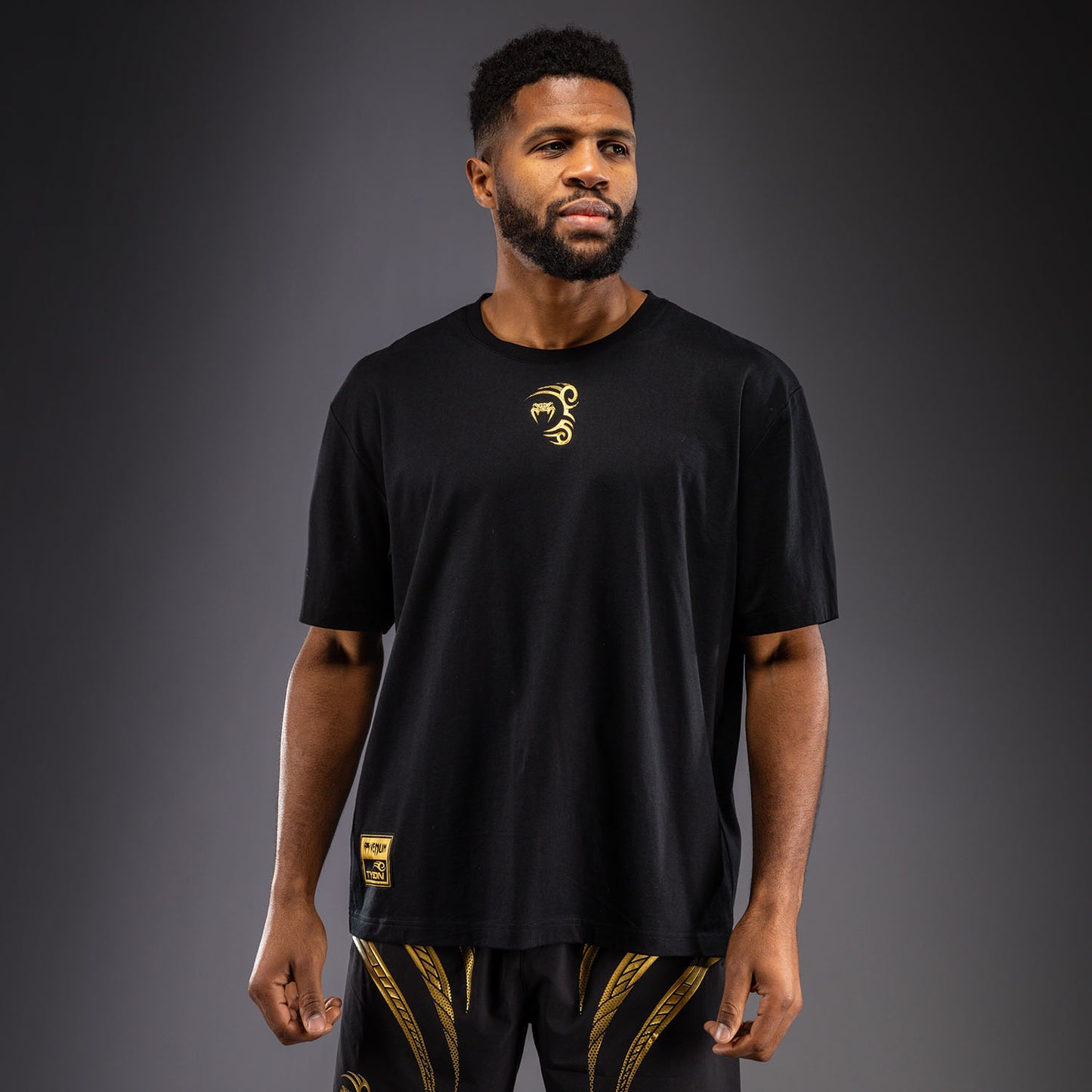 Venum x Mike Tyson Tiger T-Shirt - Black/Gold