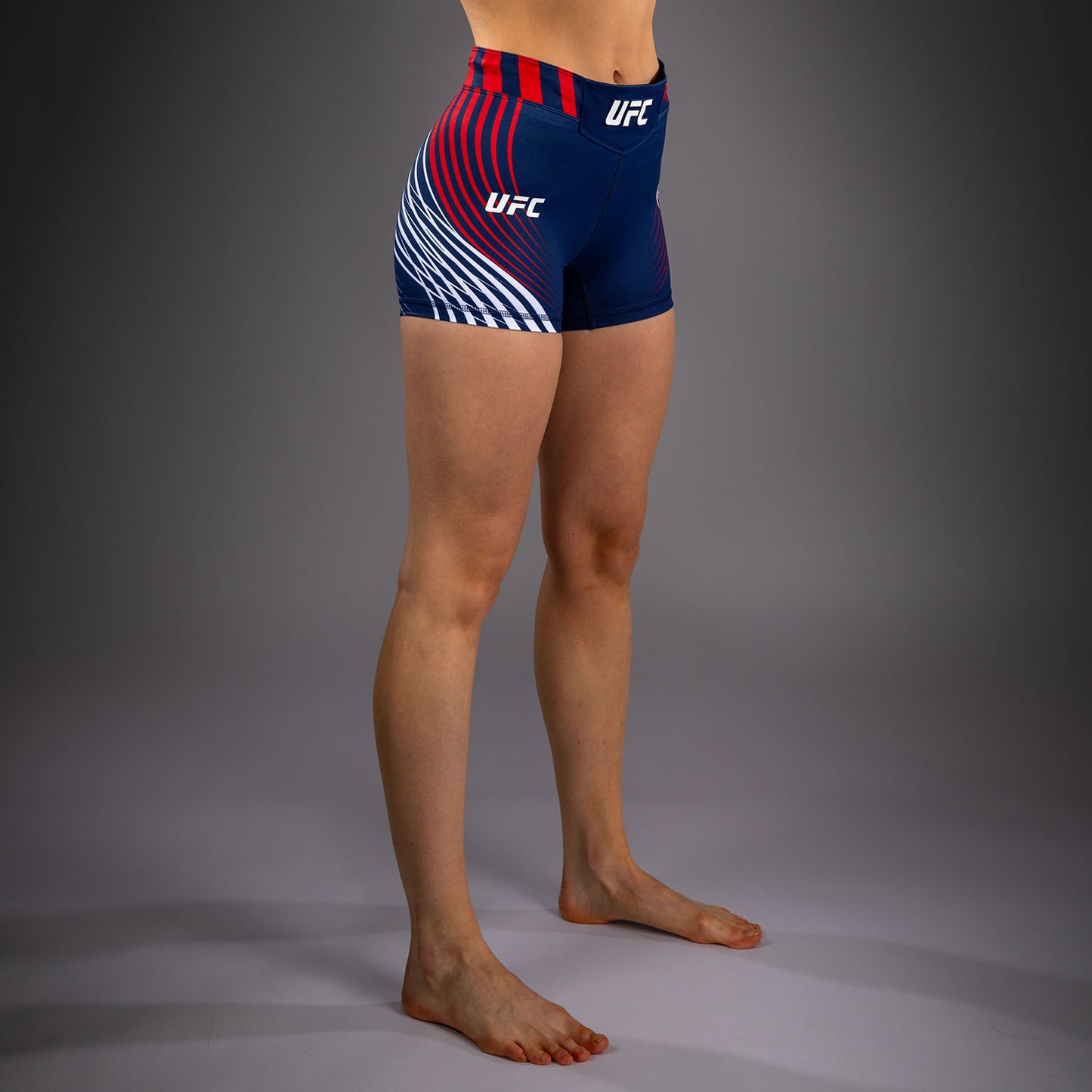 Women's Official UFC Freedom 250 by Venum Blue Personalized Authentic Short Fit Vale Tudo Short  product-type_Compression shorts Venum