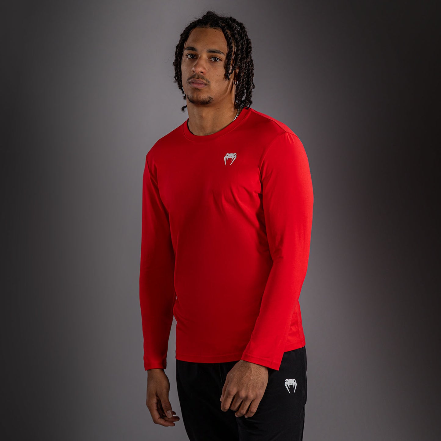 Venum Lineup Long Sleeve T-Shirt - Red/White