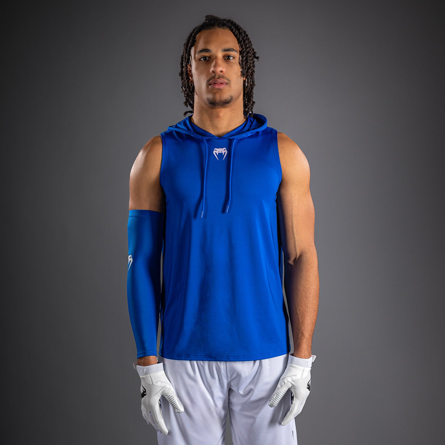 Venum Elite Sleeveless Dry-Tech Hoodie - Royal Blue  product-type_Sweatshirts Venum