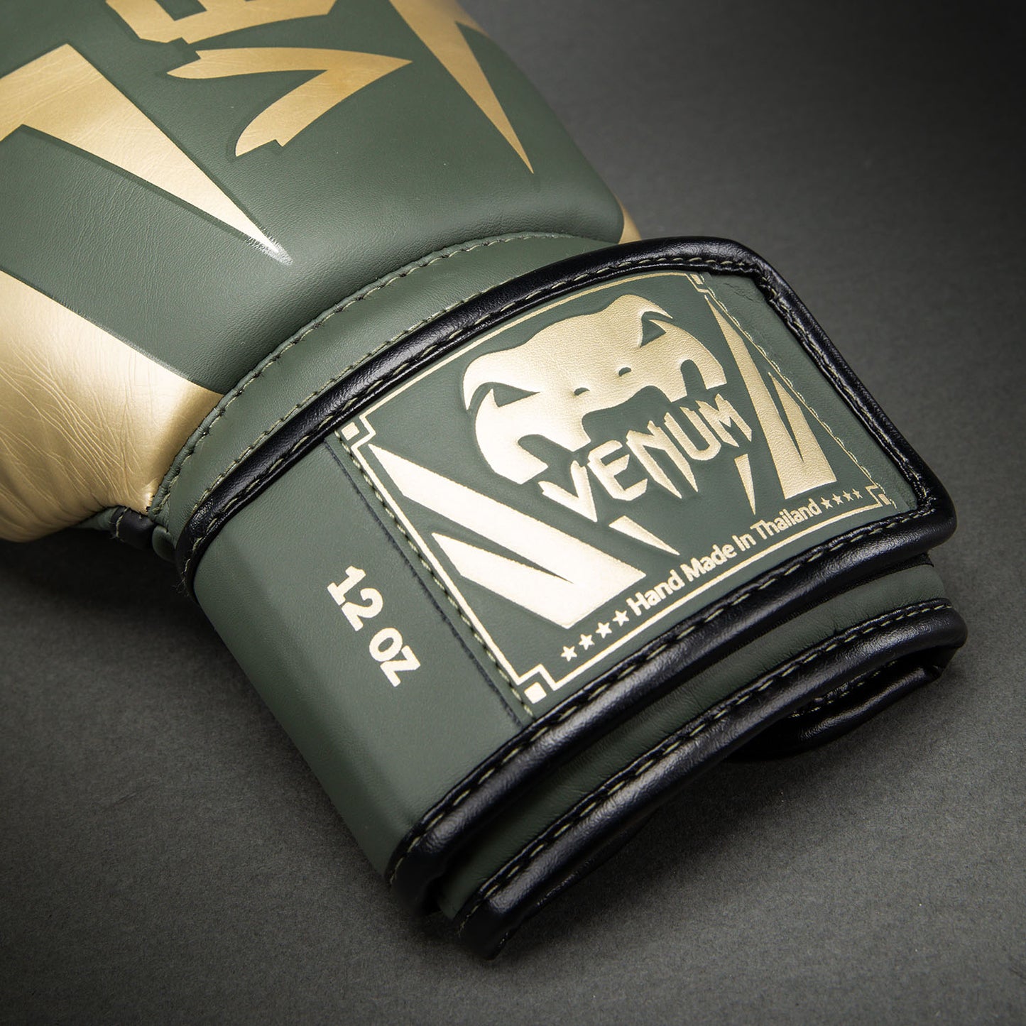 Venum Elite Boxing Gloves - Khaki
