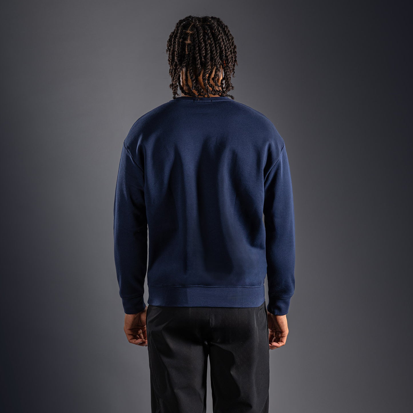 Venum Lineup Fleece Crew Navy - Blue/White