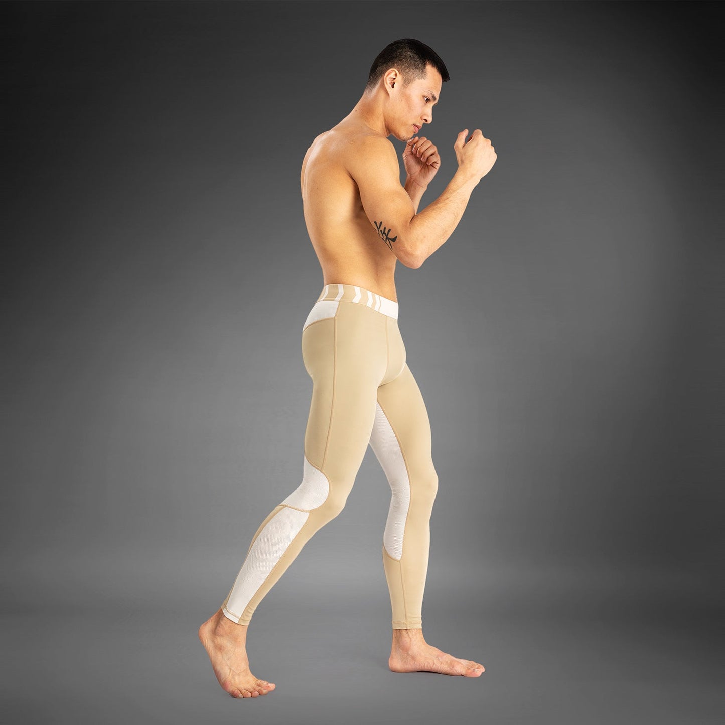 Venum Tempest Men's Spats - Beige/Sand