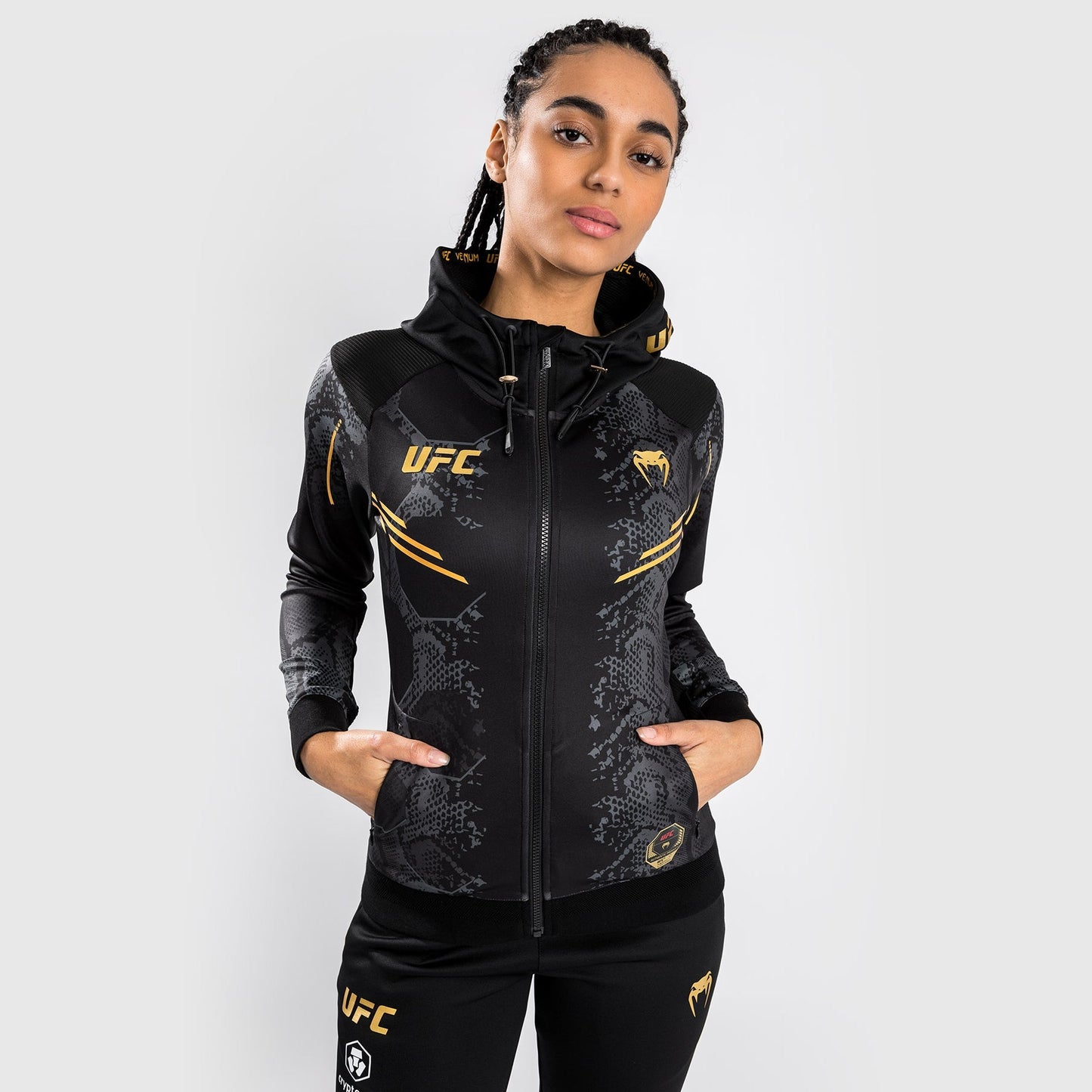 UFC Adrenaline by Venum Authentic Fight Night  Women’s Walkout Hoodie - Champion