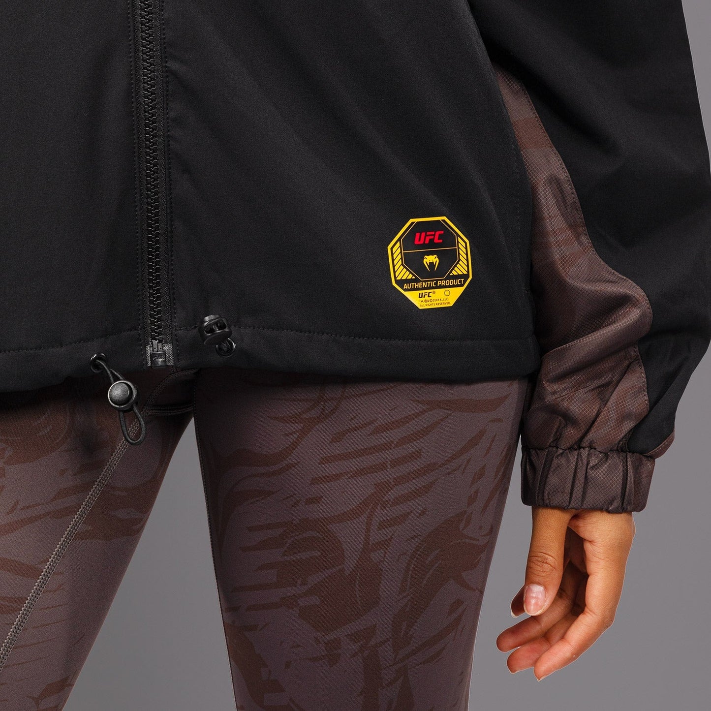 UFC Fusion by Venum Fight Week Women’s Zip Hoodie - Earthen Brown