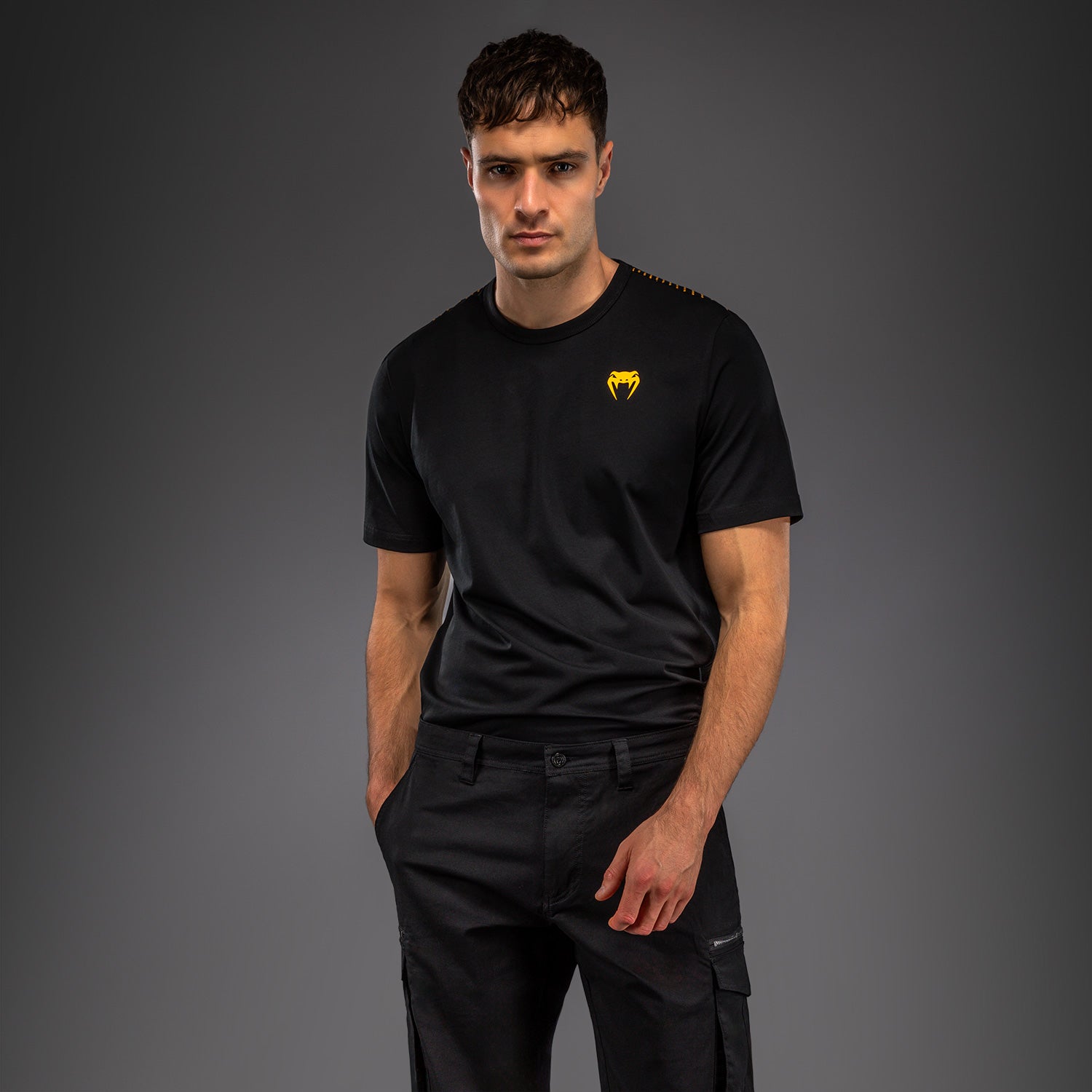 Venum Quetzal Fury T-Shirt - Black/Fury Red/ Tangerine - Venum