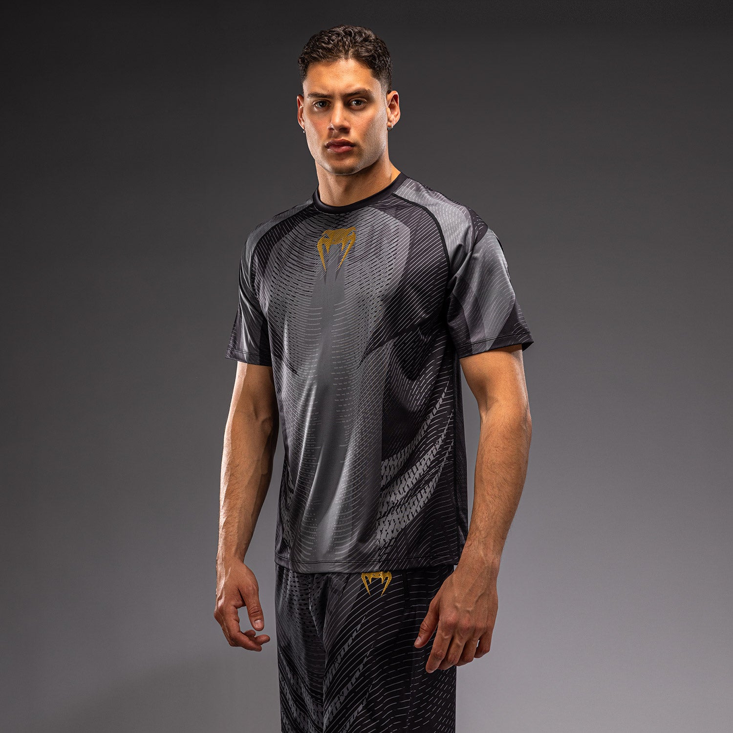 Venum Galactic 3.0 Dry Tech T-Shirt - Black/Gold  product-type_Dry Tech T-Shirts Venum