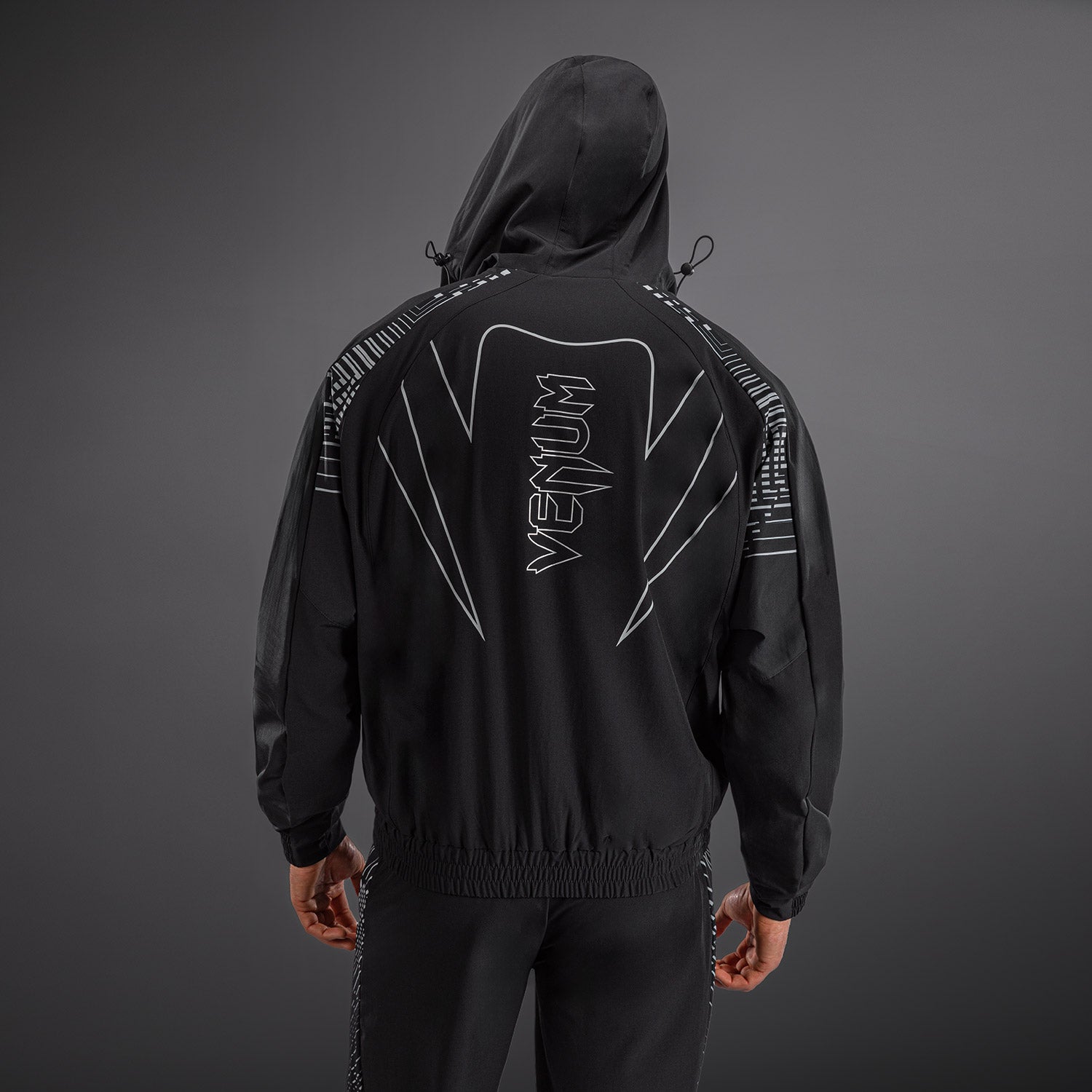 Venum Midnight Fury Track Jacket - Black/Grey/Silver - Venum