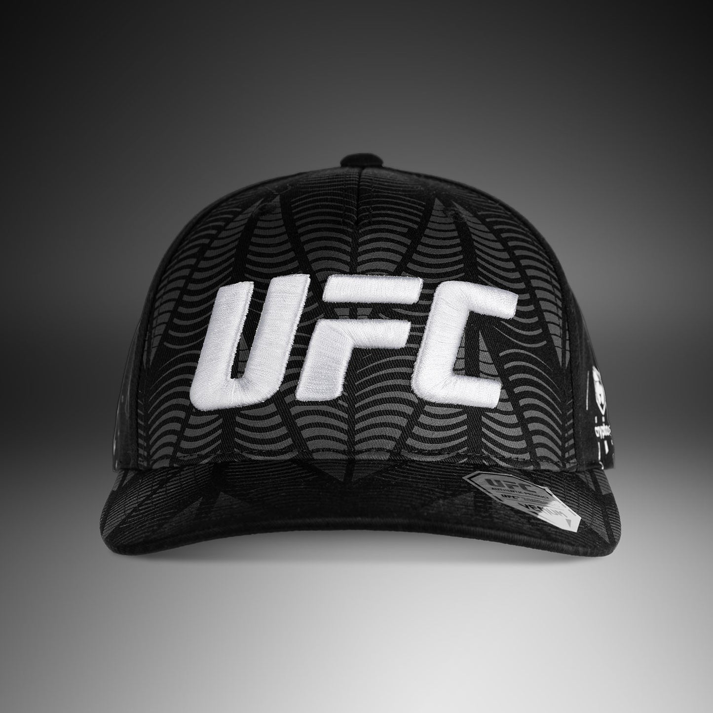 UFC Zenith by Venum Authentic Fight Night Cap - Black/White/Orange Personalized