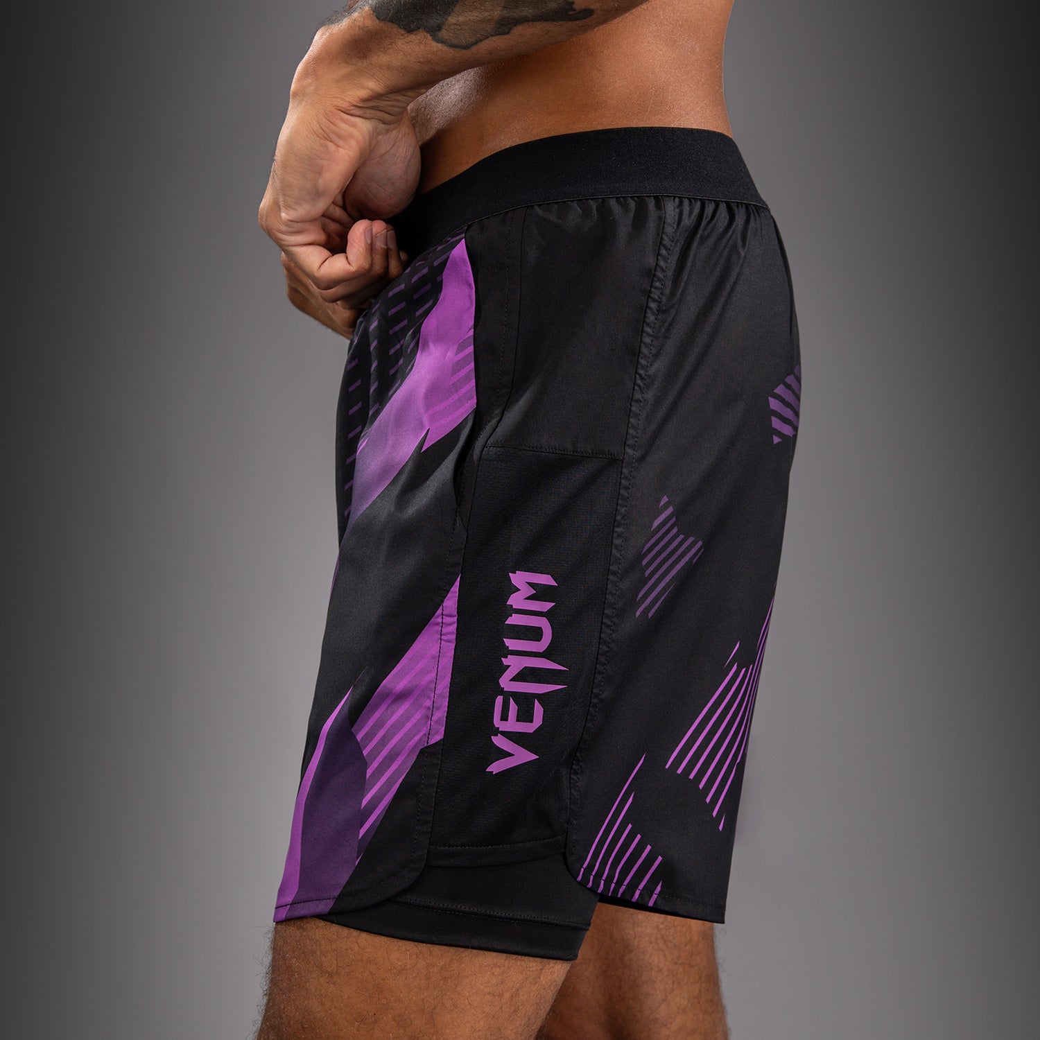 Venum No-Gi 6.0 Training Shorts - Black/Purple  product-type_Training shorts Venum
