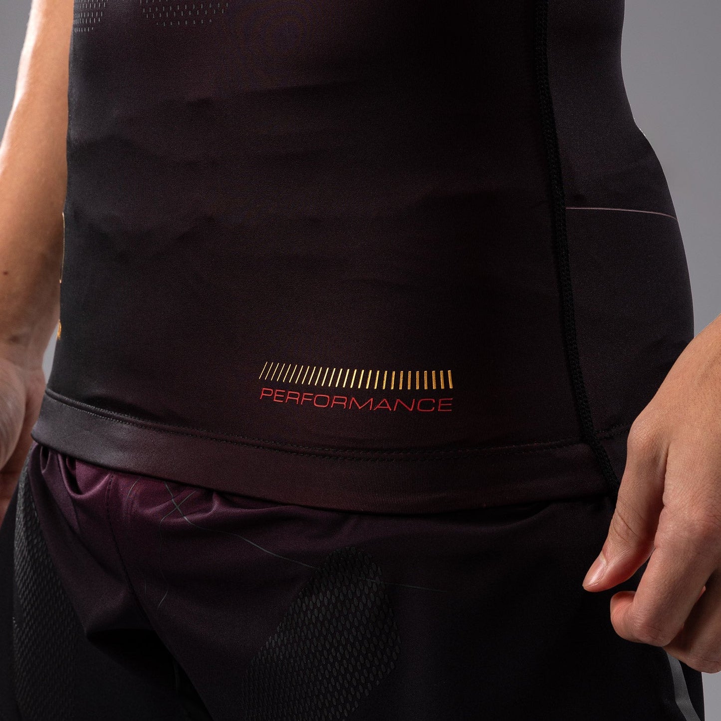 Venum Tactical XT Short Sleeve Rashguard - Black/Burgundy/Gold