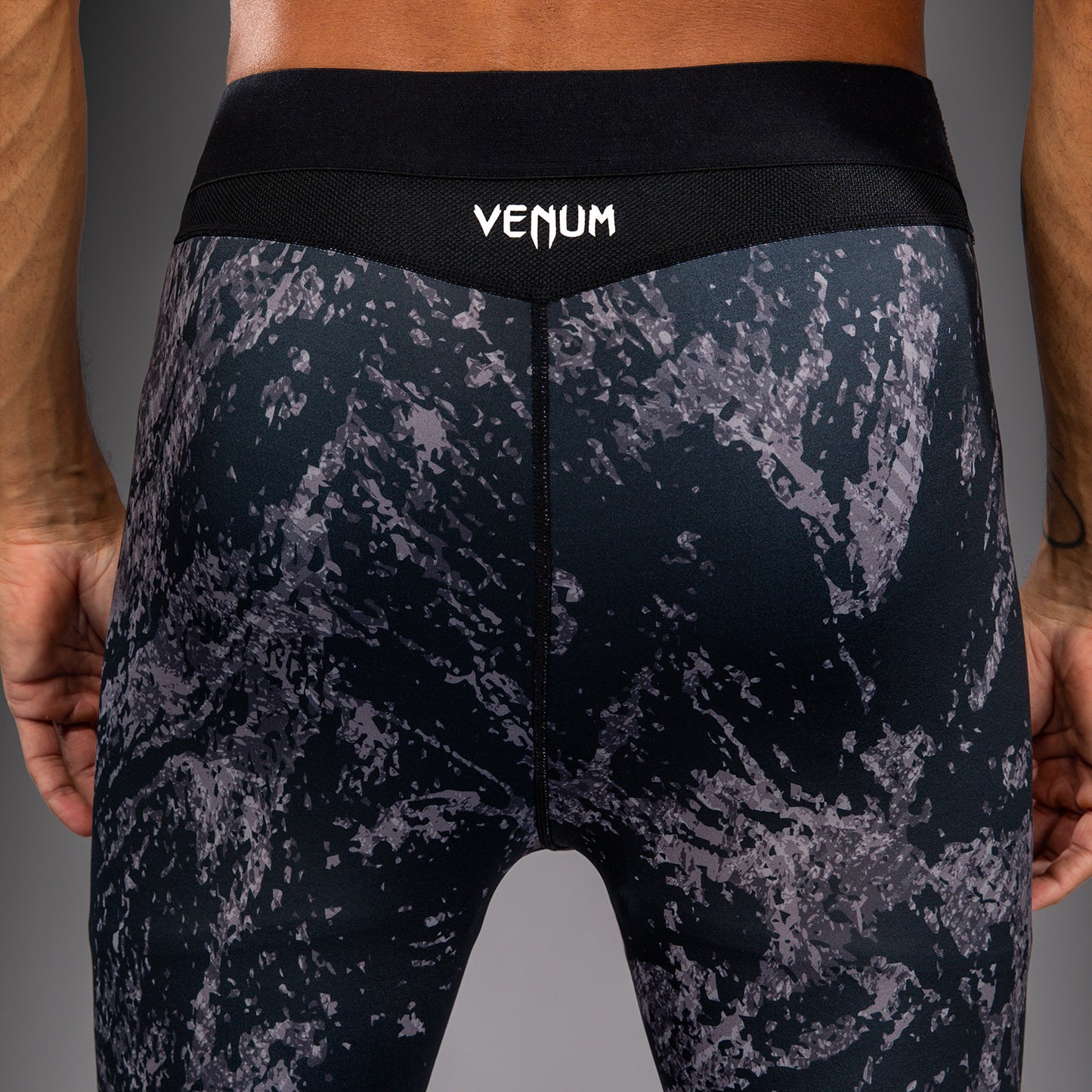Venum Rage & Workout Compression Pants - Black/Grey  product-type_Compression Pants Venum