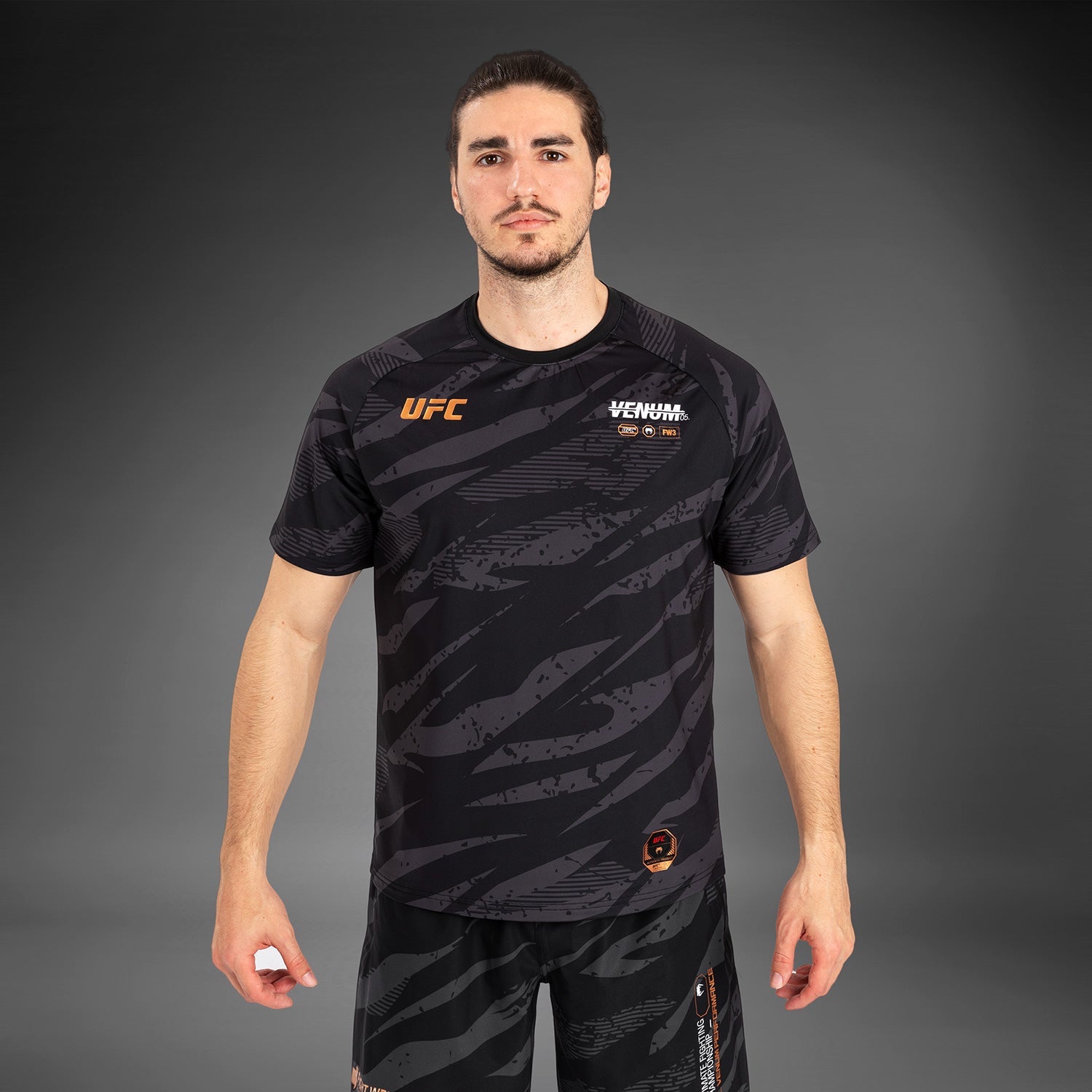 UFC venum champion Tシャツ UFC by Venum Adrenaline Fight Week T-Shirt Dry Tech Urban